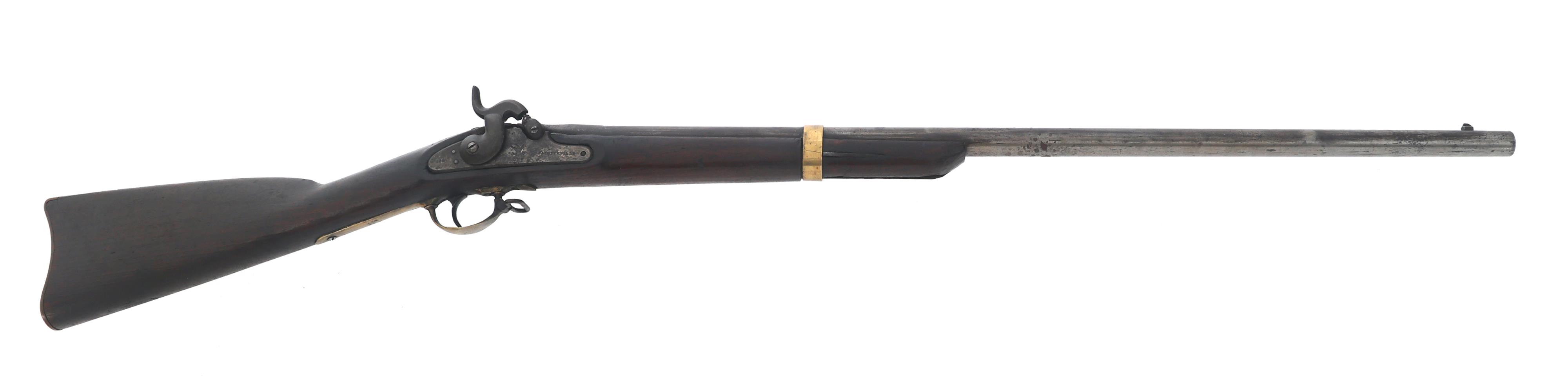 MODIFIED FAYETTEVILLE .64 CALIBER PERCUSSION RIFLE - 118324