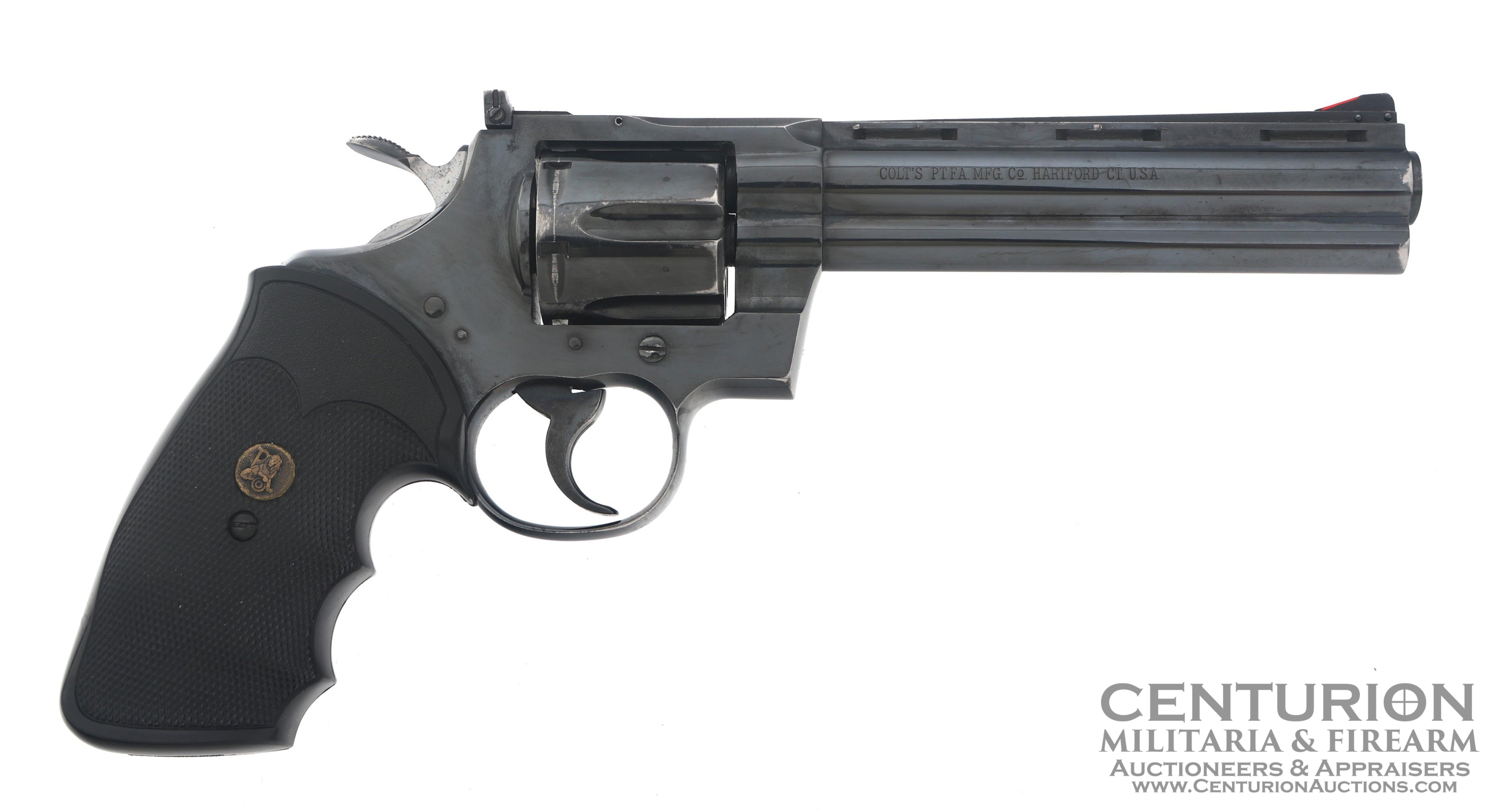 1963 COLT MODEL PYTHON .357 MAGNUM CALIBER DA REVOLVER 127187