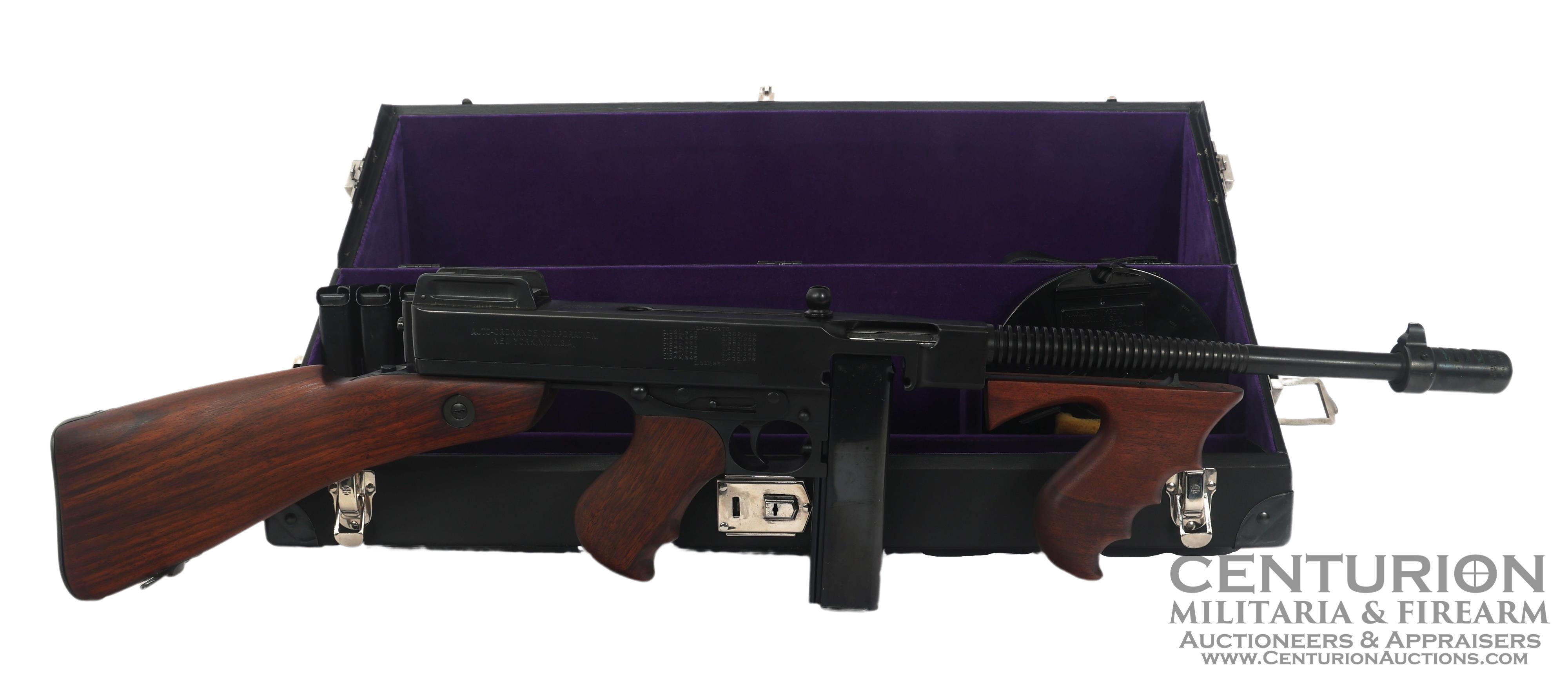 Fully Transferable US Auto Ordnance Thompson Model 1928-A1 .45 ACP Caliber Submachine Gun - NFA 129517