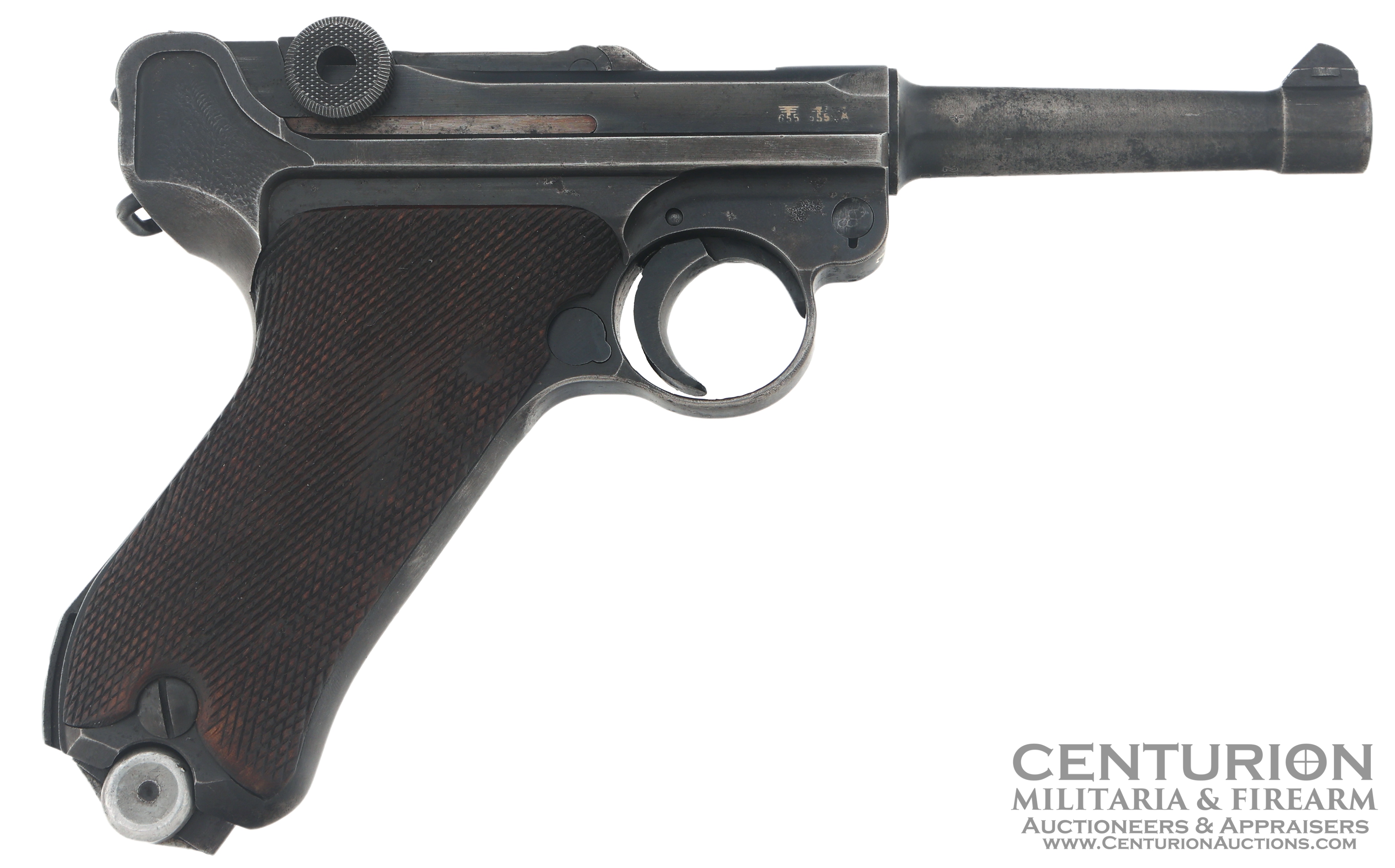WWII German Mauser 42 Code P08 Luger Pistol - 137368
