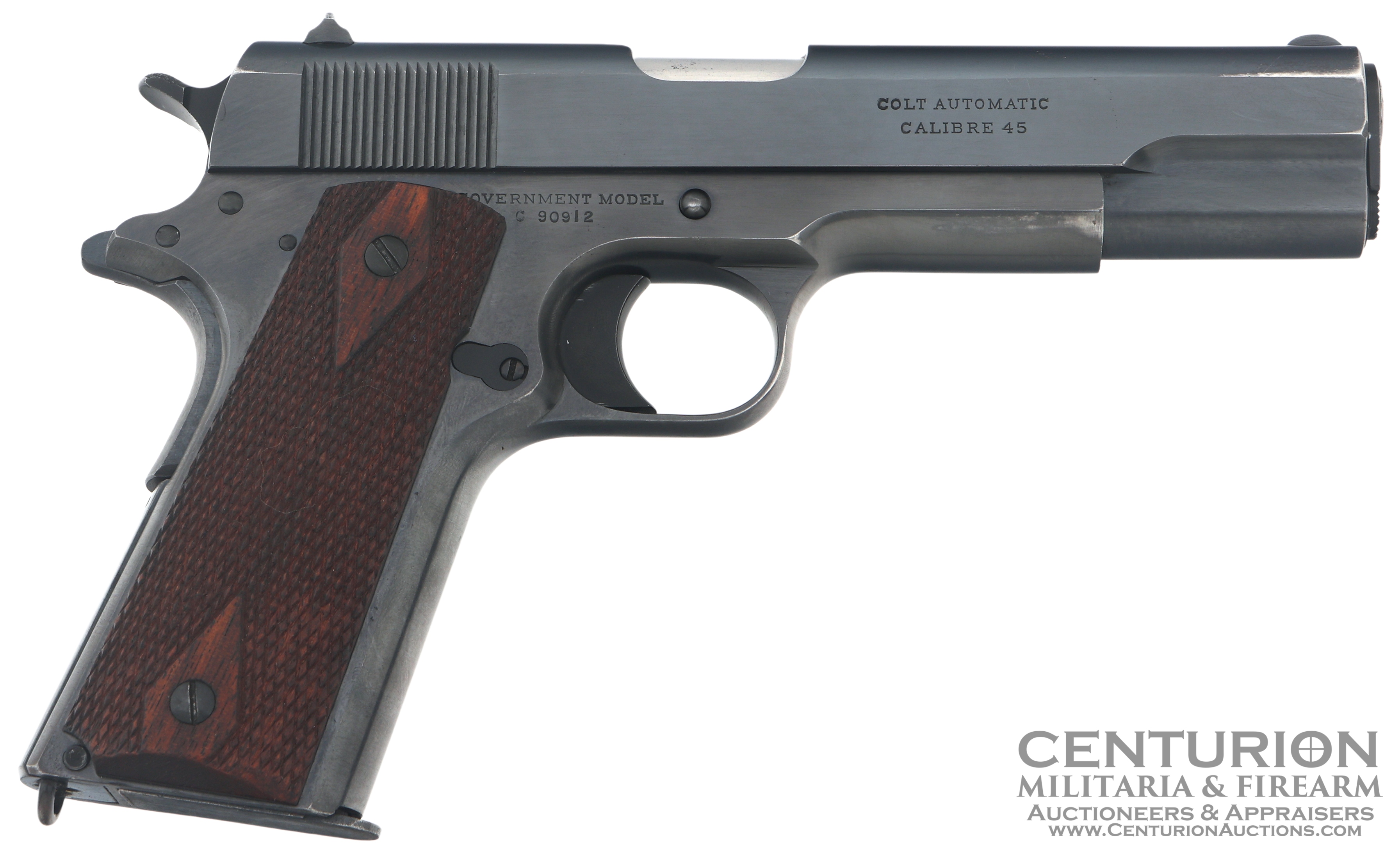1917 WWI Era Commercial Colt Government Model 45 ACP Caliber Pistol 138006