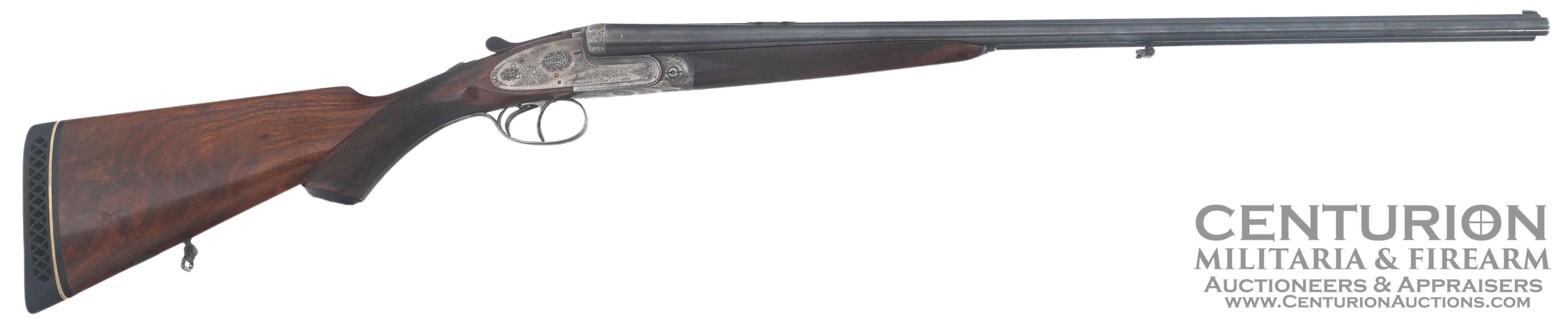August Lebeau 9.3x74.5mm Sidelock Ejector Double Rifle 138420