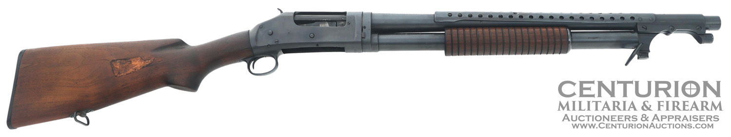 1943 WINCHESTER MODEL 1897 12 GAUGE TRENCH GUN 141163