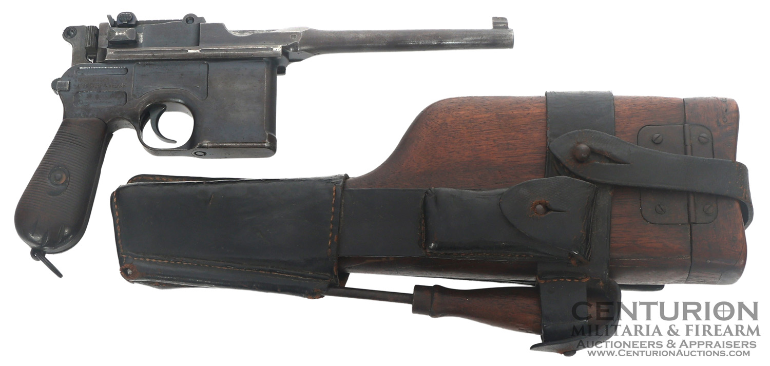 MAUSER MODEL C96 PISTOL WITH STOCK & HOLSTER 141009