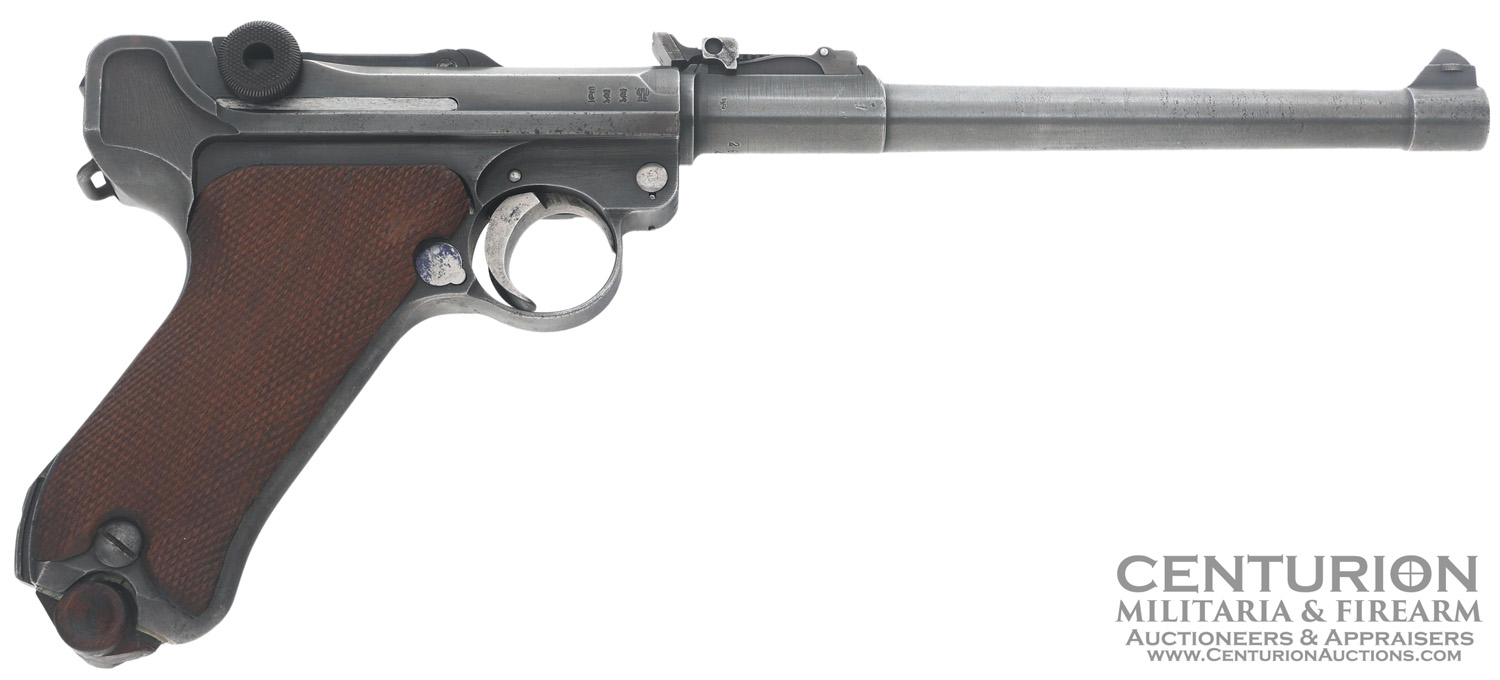 WWI GERMAN 1917 DWM P08 ARTILLERY LUGER PISTOL 141013