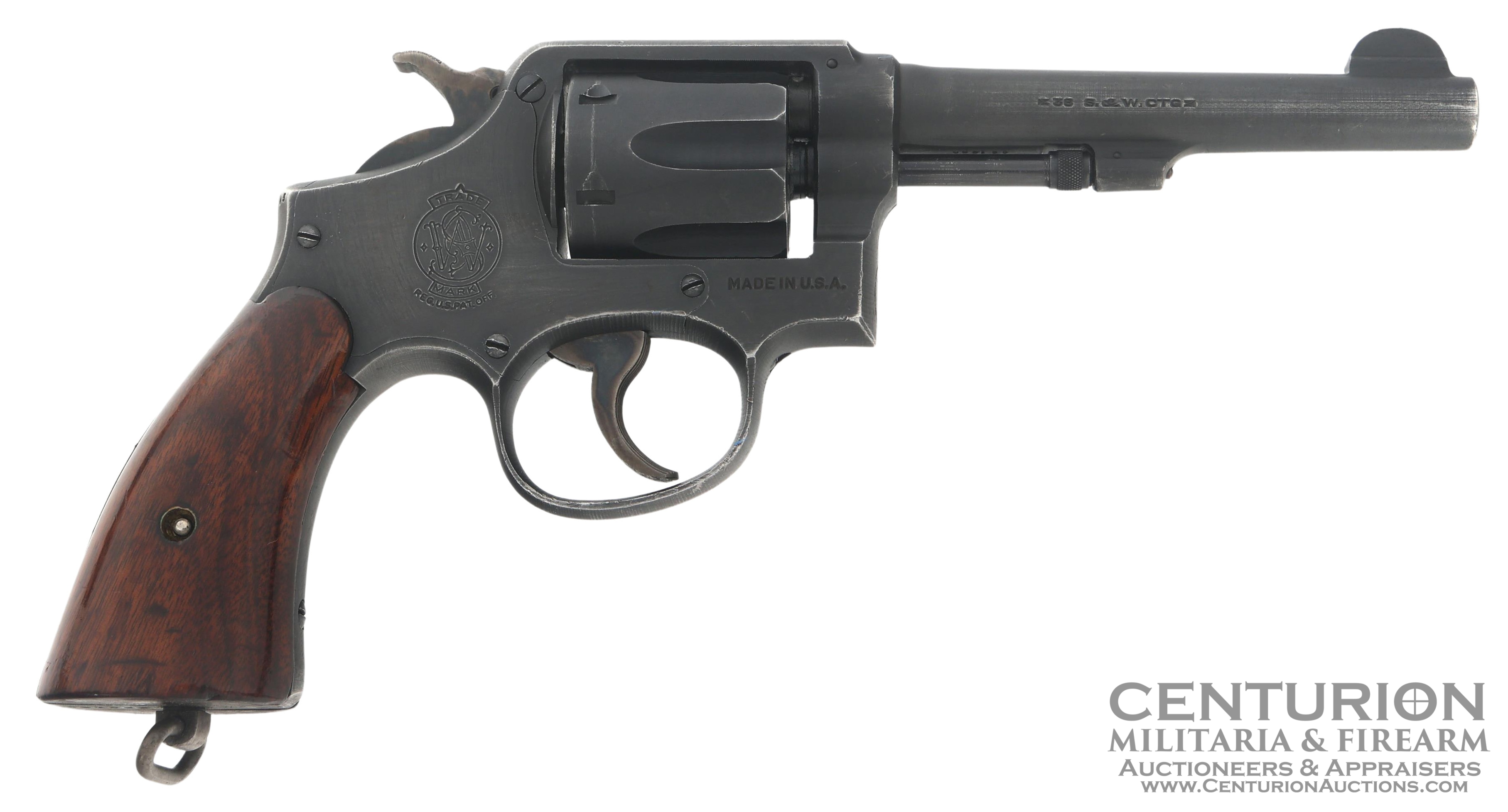 Austrian Police Smith & Wesson Victory Model 38 S&W caliber revolver - 146076