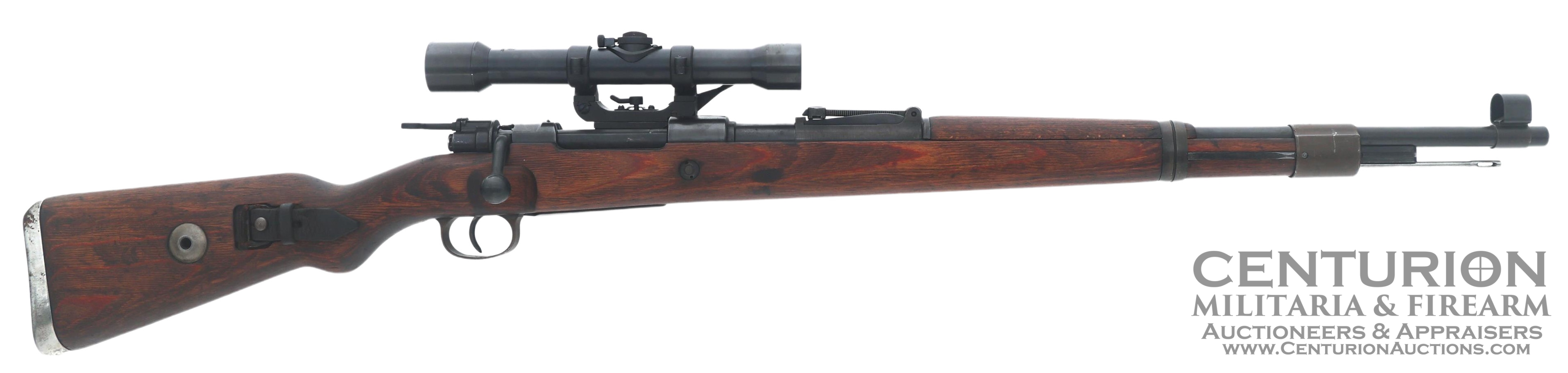 WWII German byf 42 code Mauser Model 98 7.92x57mm caliber bolt action rifle - 146136