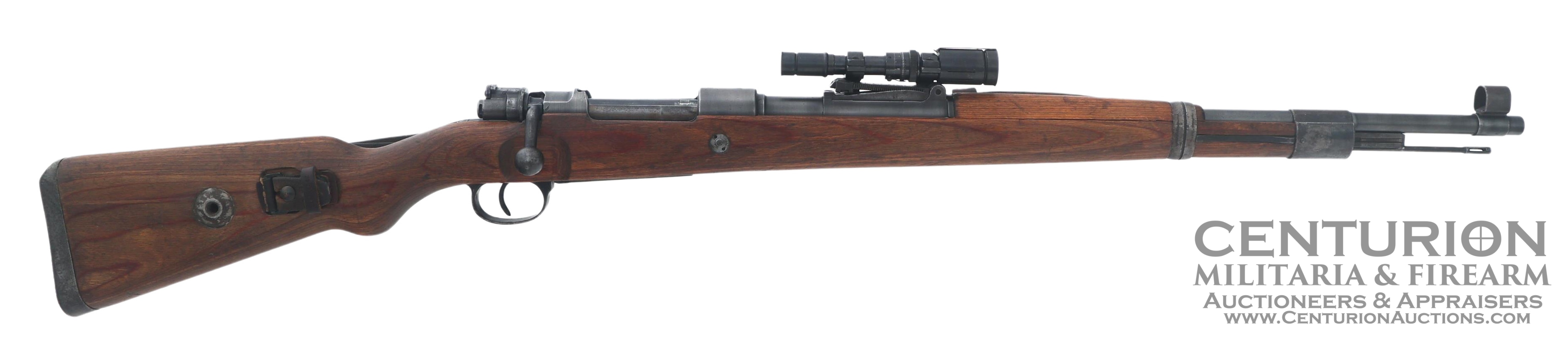 1943 WWII German byf 42 Code Mauser Model 98 7.92x57mm caliber bolt action rifle - 146137