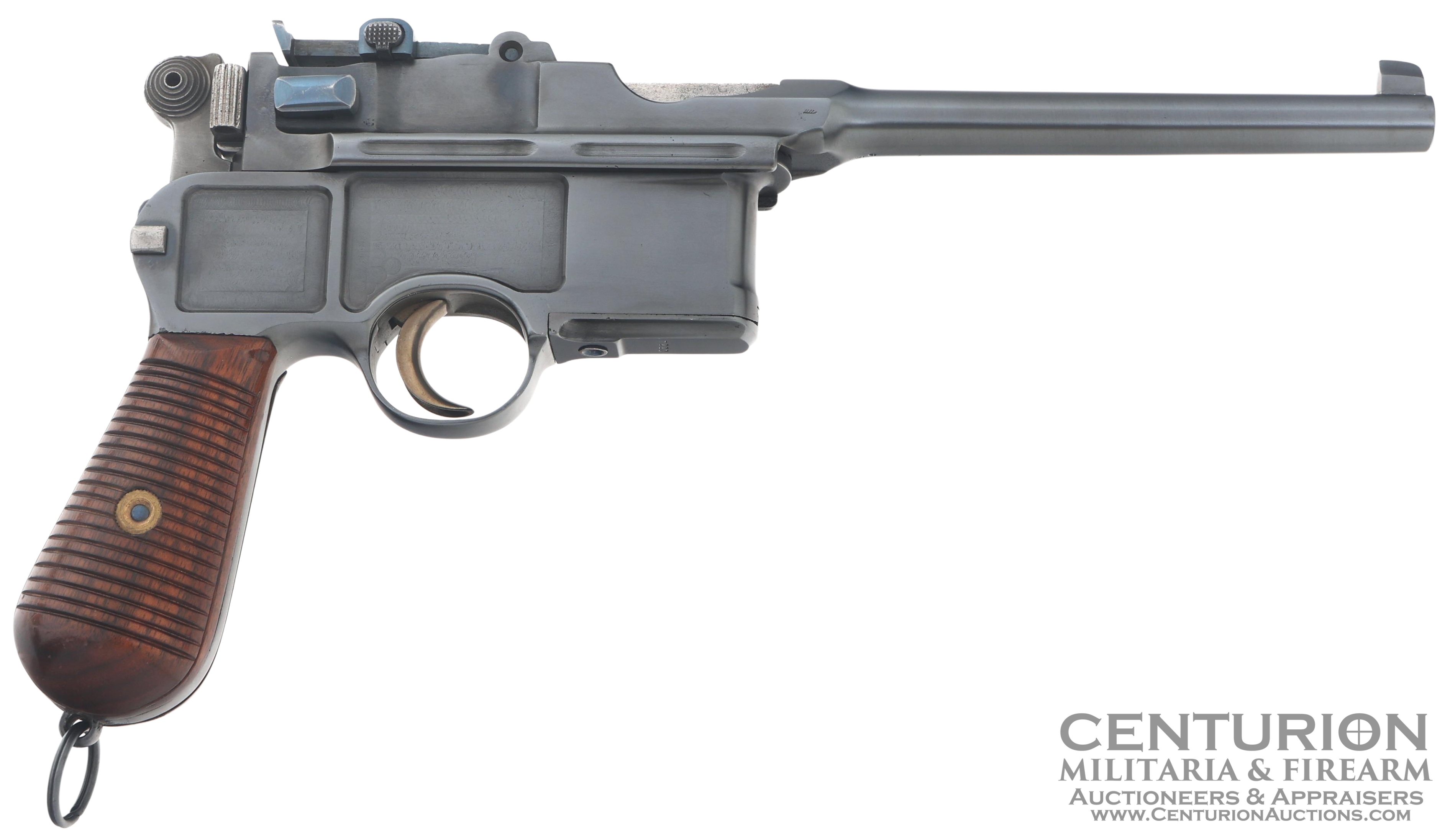 Scarce Mauser Model C-96 6 Shot 7.63 Caliber Conehammer Broomhandle Pistol 148043
