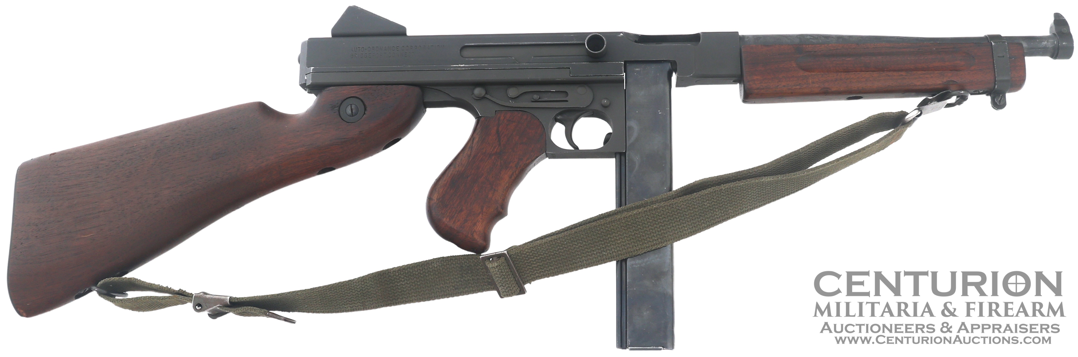 WWII US Auto Ordnance Thompson M1A1 .45 ACP Caliber Submachine Gun NFA 148225