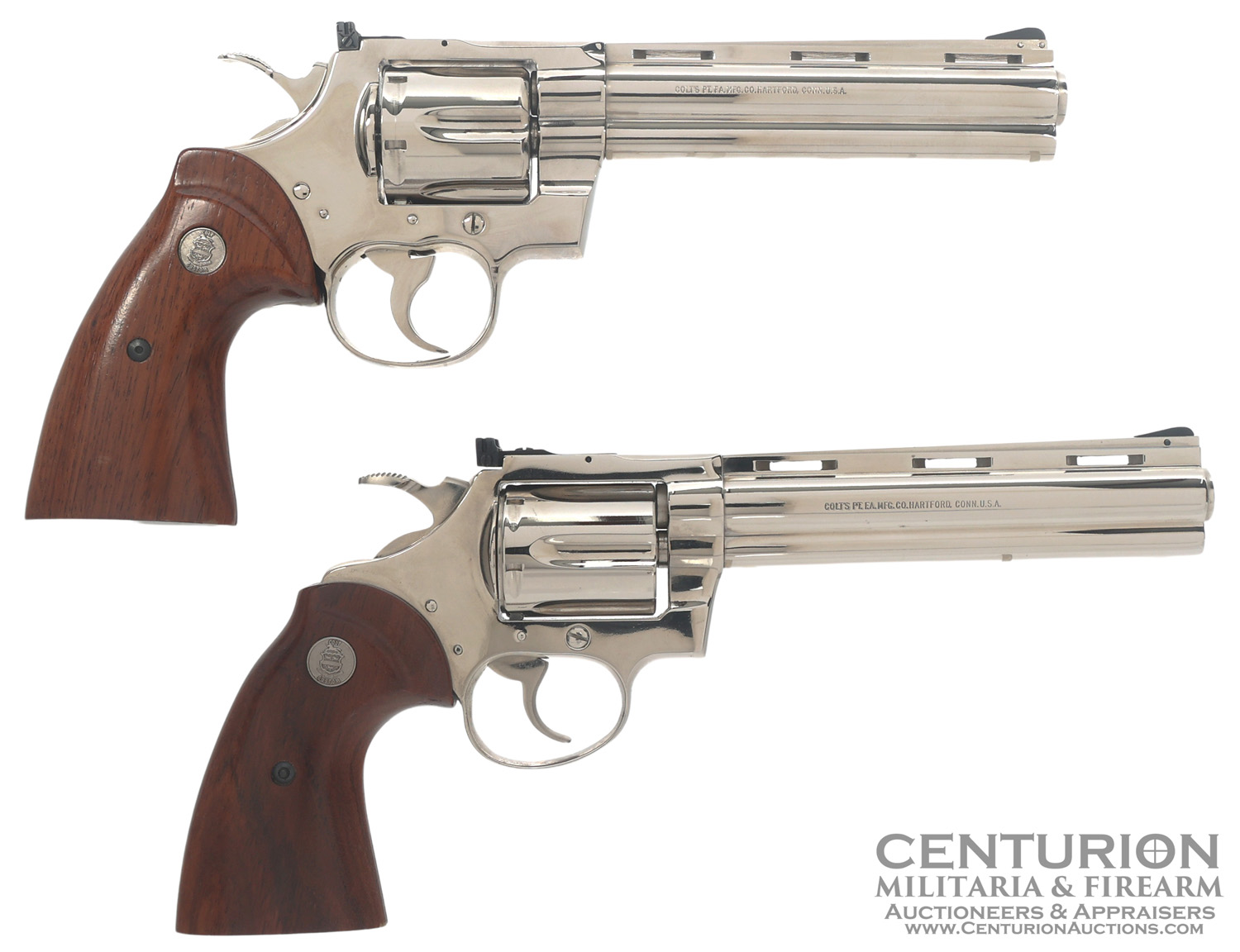 BANK OF FINDLAY COLT SNAKE REVOLVER PAIR 154162