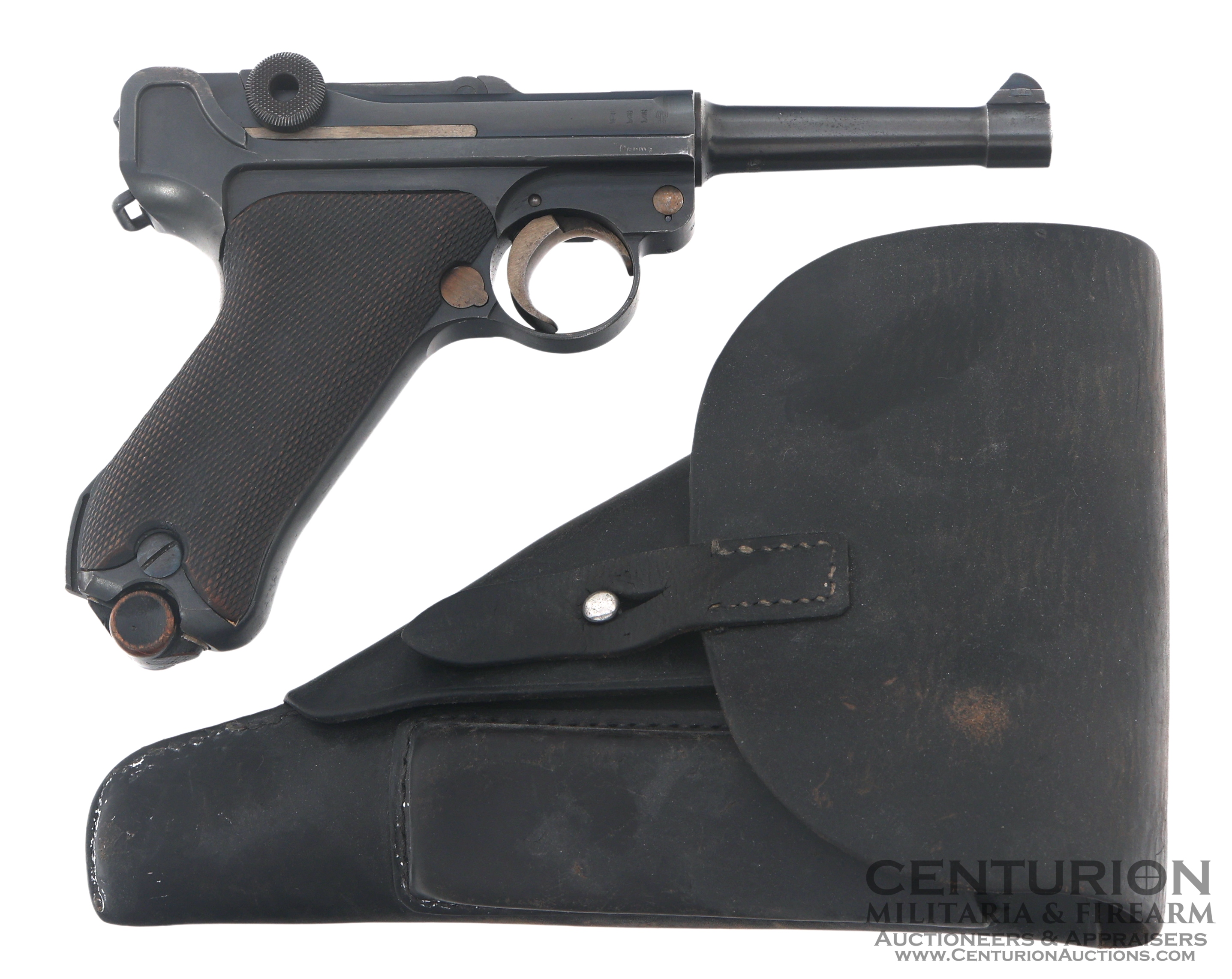 1918 Commercial DWM Model P08 9x19mm caliber semi-automatic Luger pistol - 157028