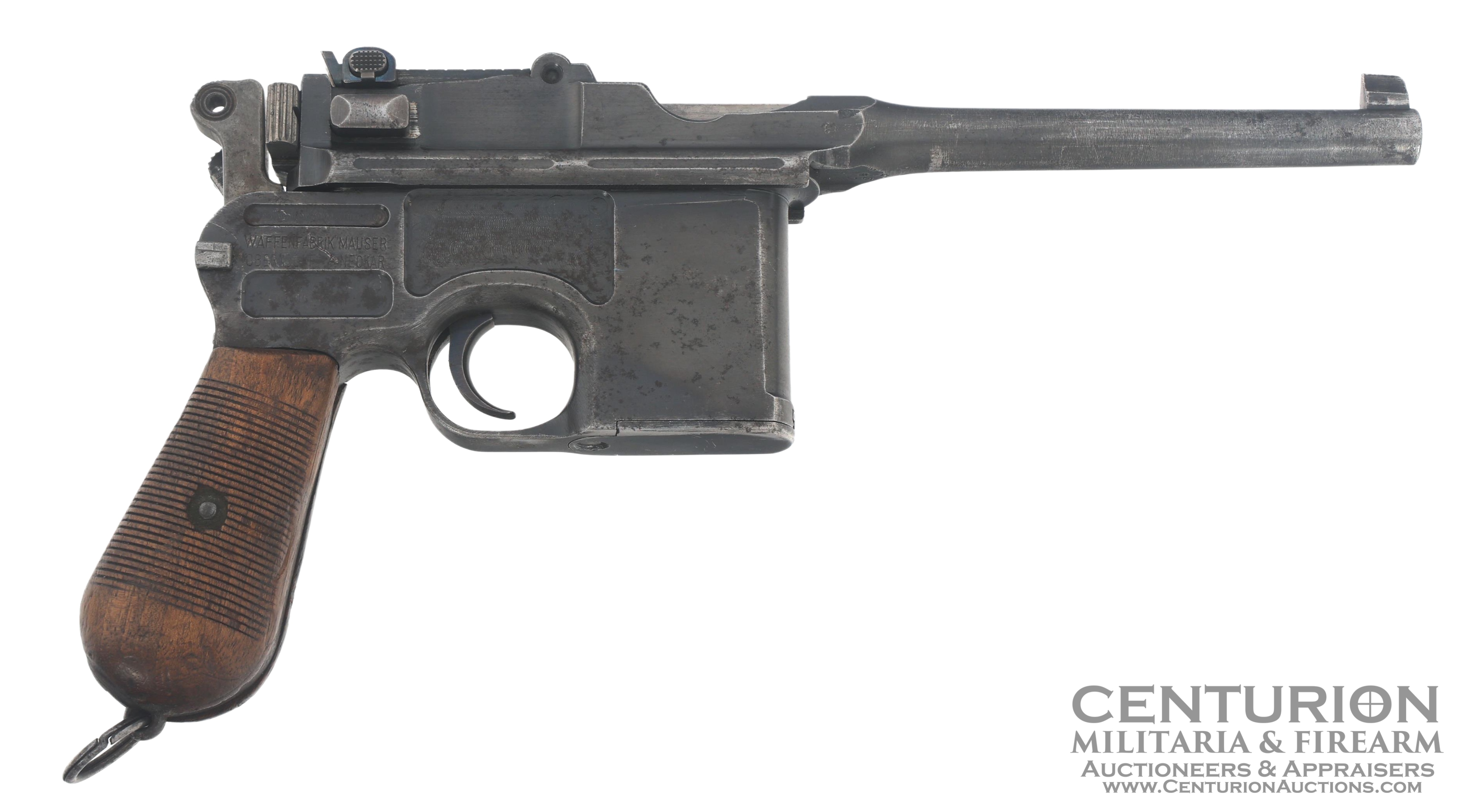 RFV marked Mauser model C96 7.63x25mm caliber Broomhandle pistol - 157063