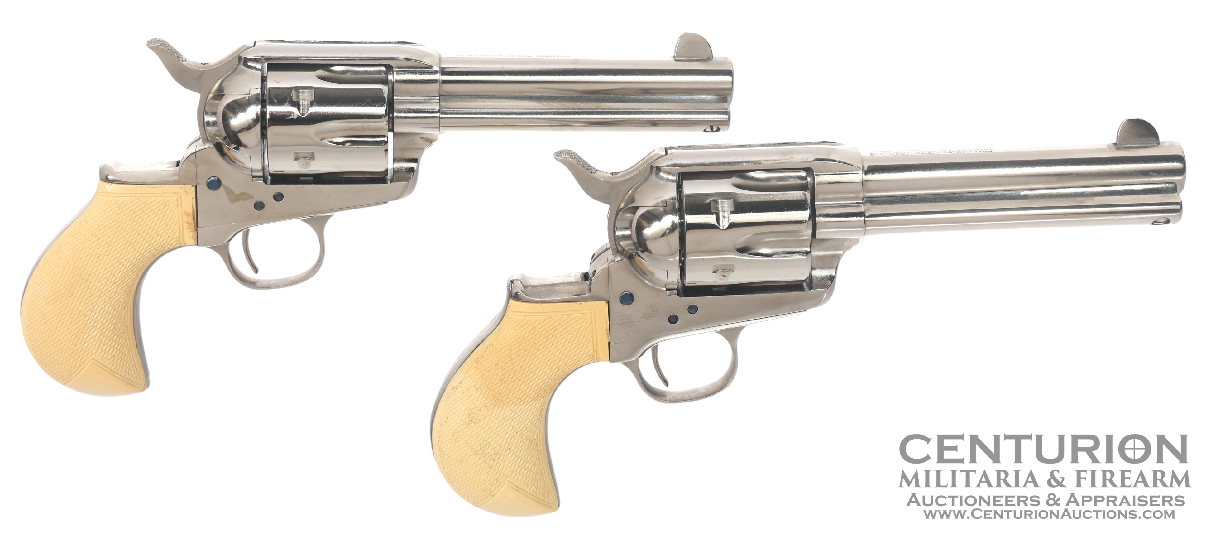 Sequentially numbered Uberti Model 1873 Cattleman .45 Colt caliber single action revolvers - 157209