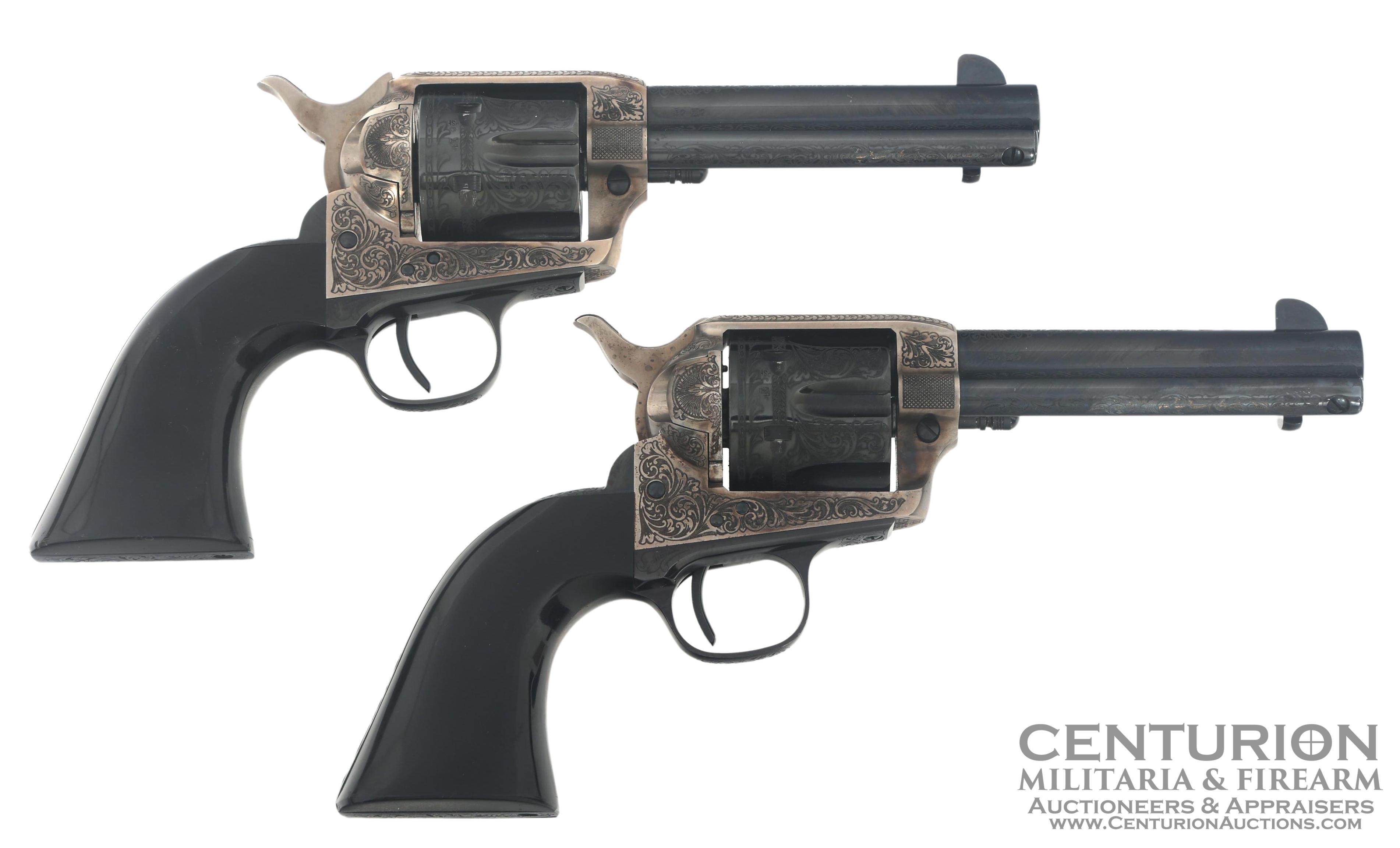 Sequential Stoeger Uberti Model 1873 Cattleman Single Action Army .45 caliber revolvers - 157210
