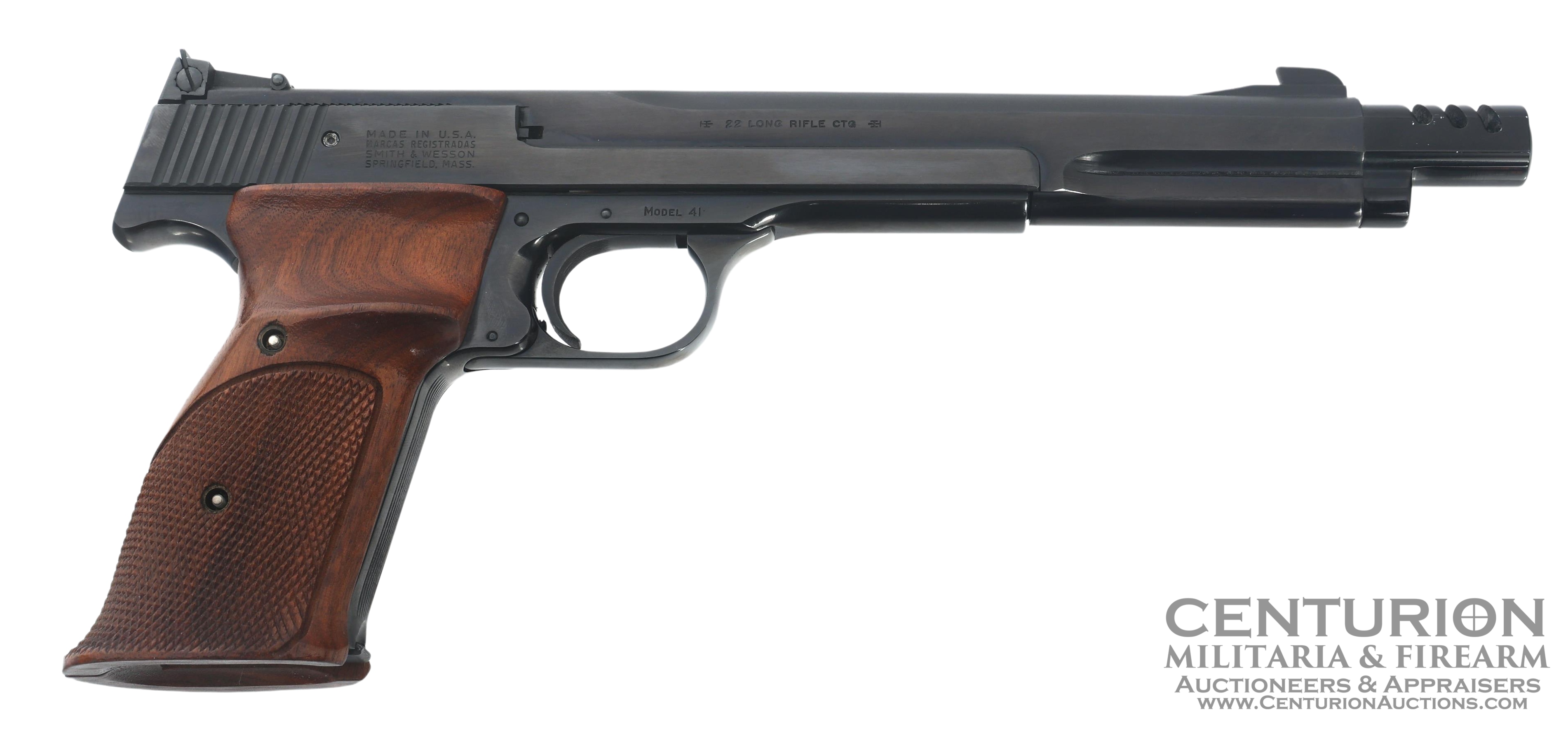 Smith & Wesson Model 41 .22 LR caliber semi automatic target pistol - 157112
