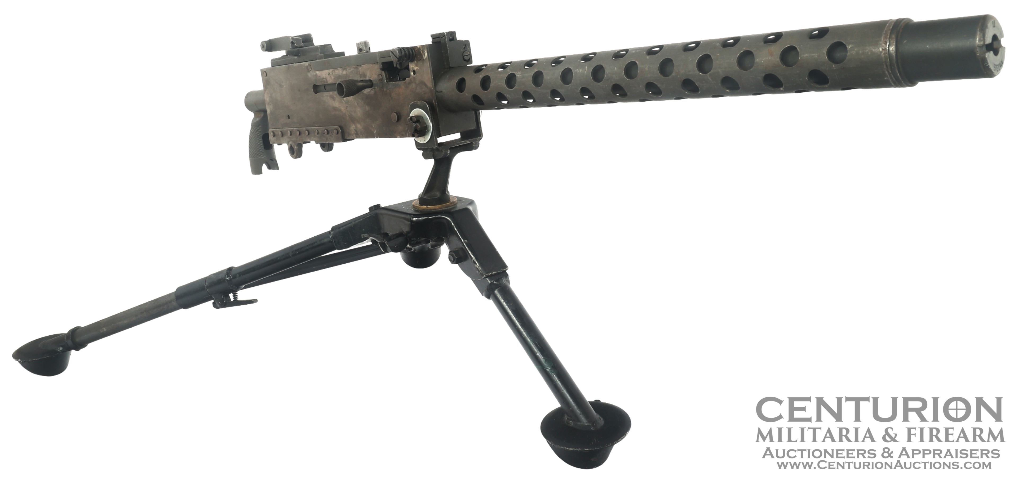 Dixson Machine Model 1919A4 Semi-Automatic Firearm W/ Tripod