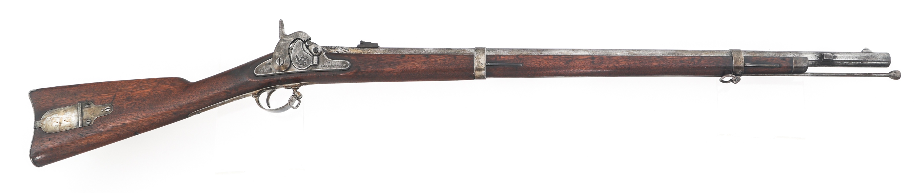 1860 US HARPERS FERRY MODEL 1855 58 CAL RIFLE 114611