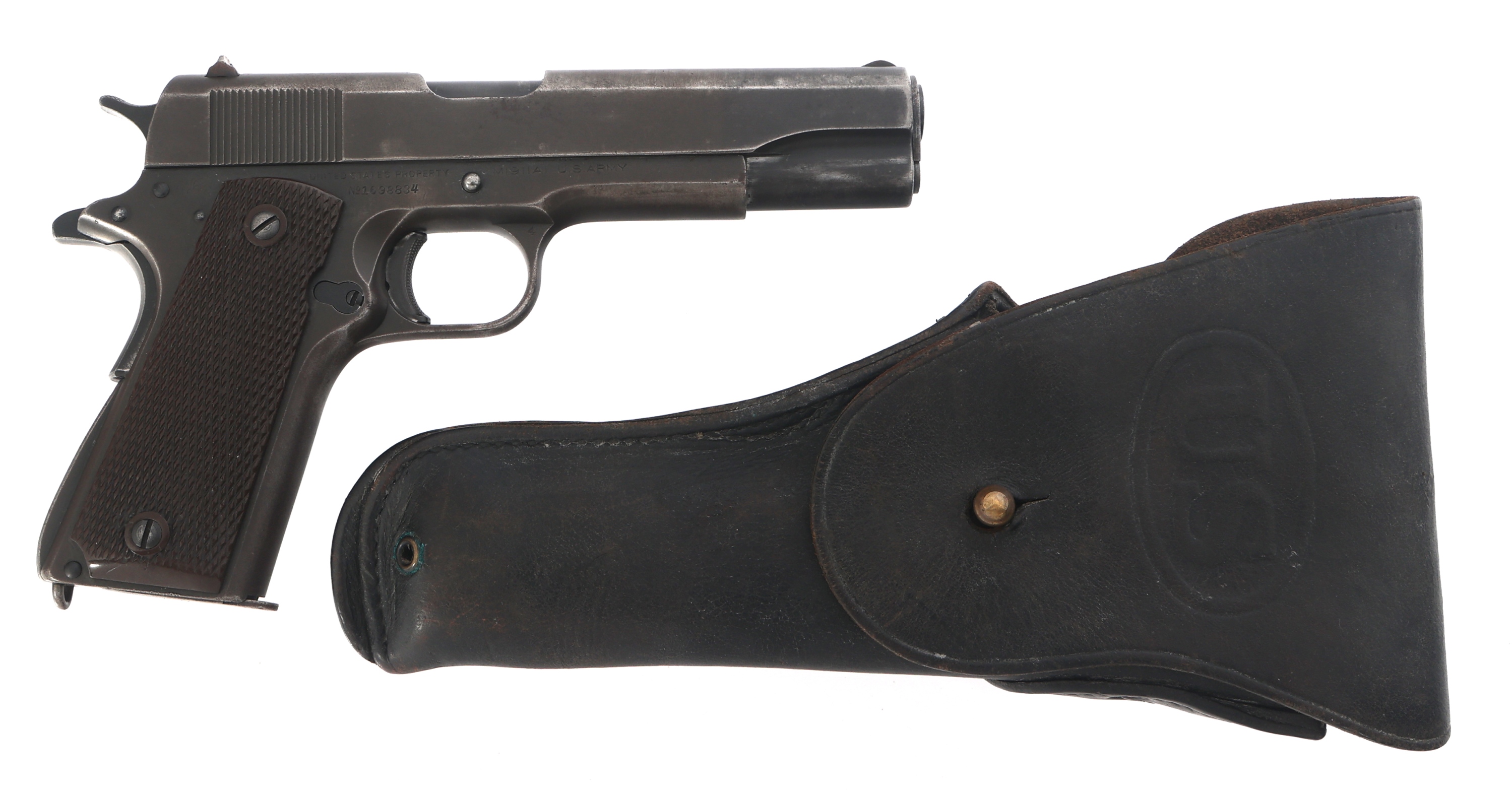 1944 WWII US COLT 1911 A1 .45 ACP CALIBER PISTOL - 119070