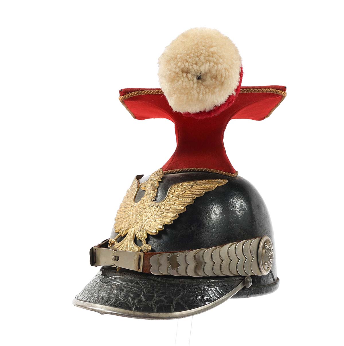 19th C POLISH LANCER ENLISTED CZAPKA HELMET 