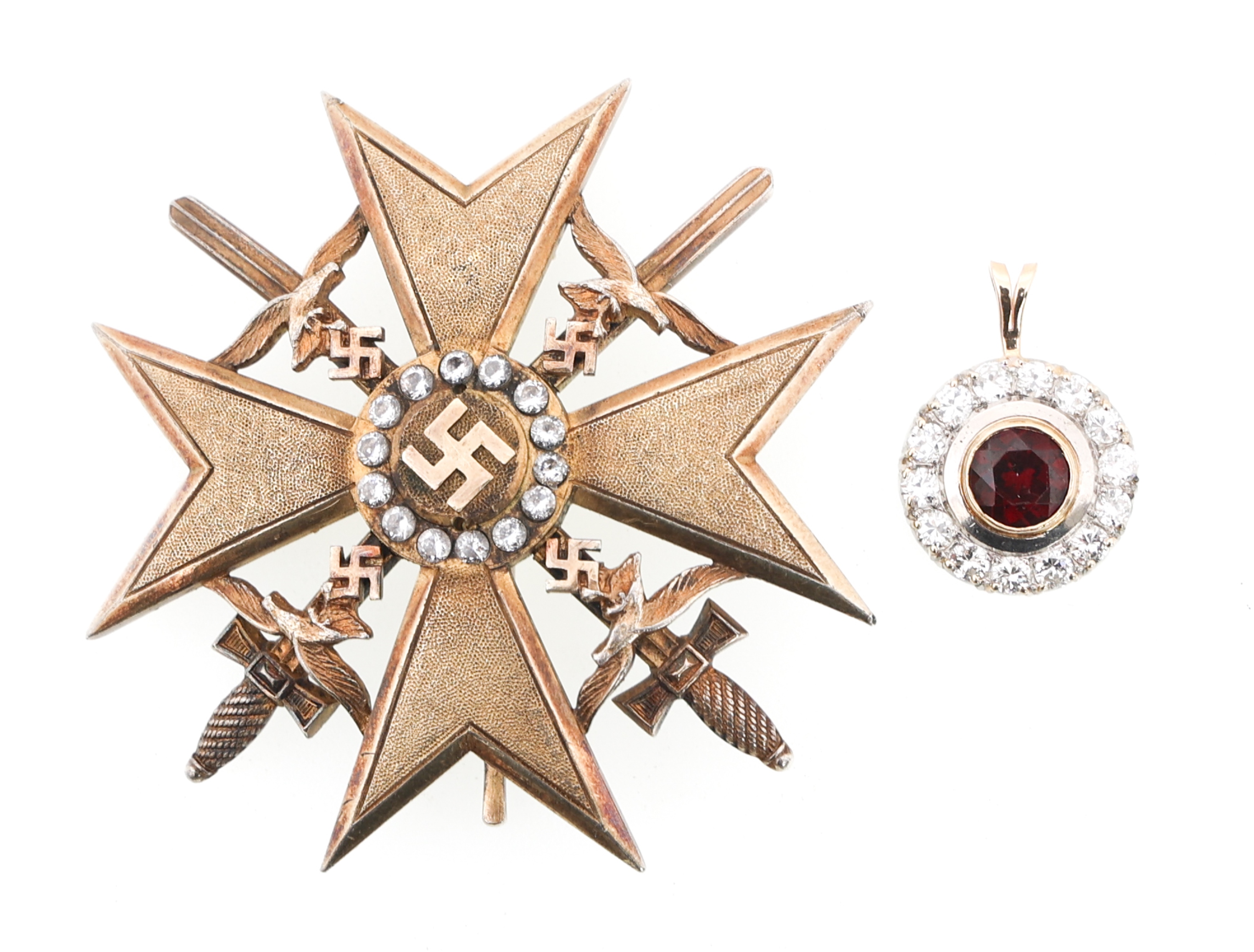 GERMAN GEN RICHTHOFENS SPANISH CROSS WITH DIAMONDS