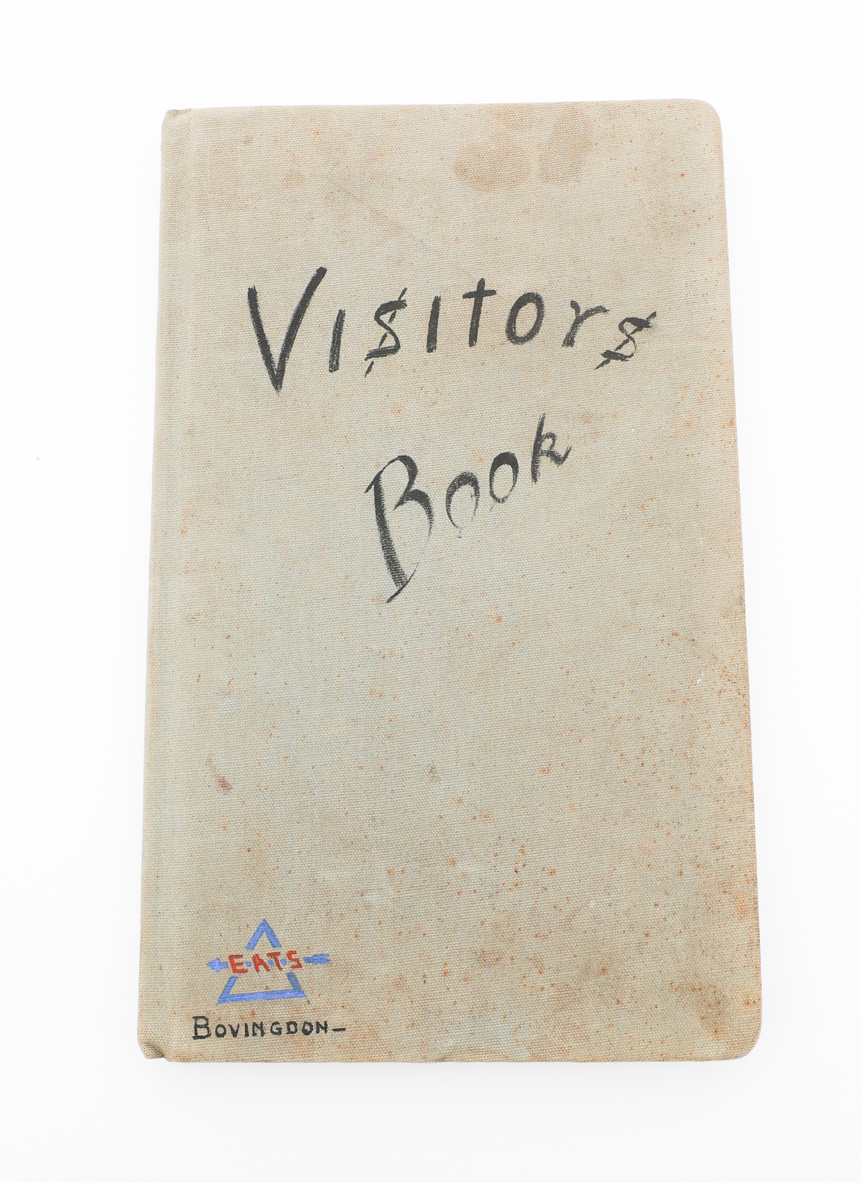 WWII BRITISH RAF BOVINGDON AIR STATION VISITOR LOG 111884