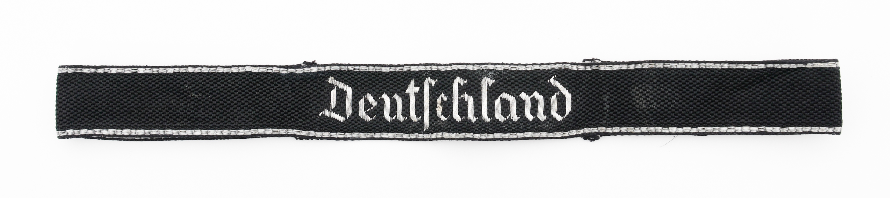 WWII GERMAN SS DEUTSCHLAND OFFICER CUFF TITLE 111128