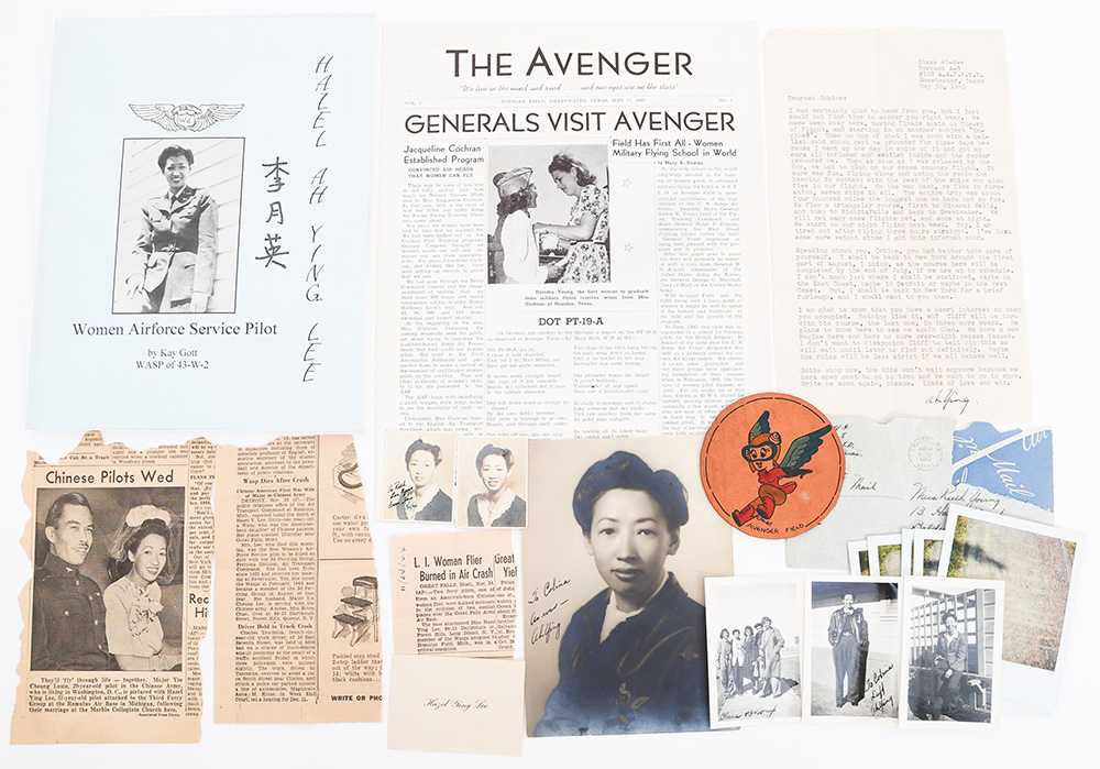 WWII US WASP KIA HAZEL YING LEE NAMED ARCHIVE