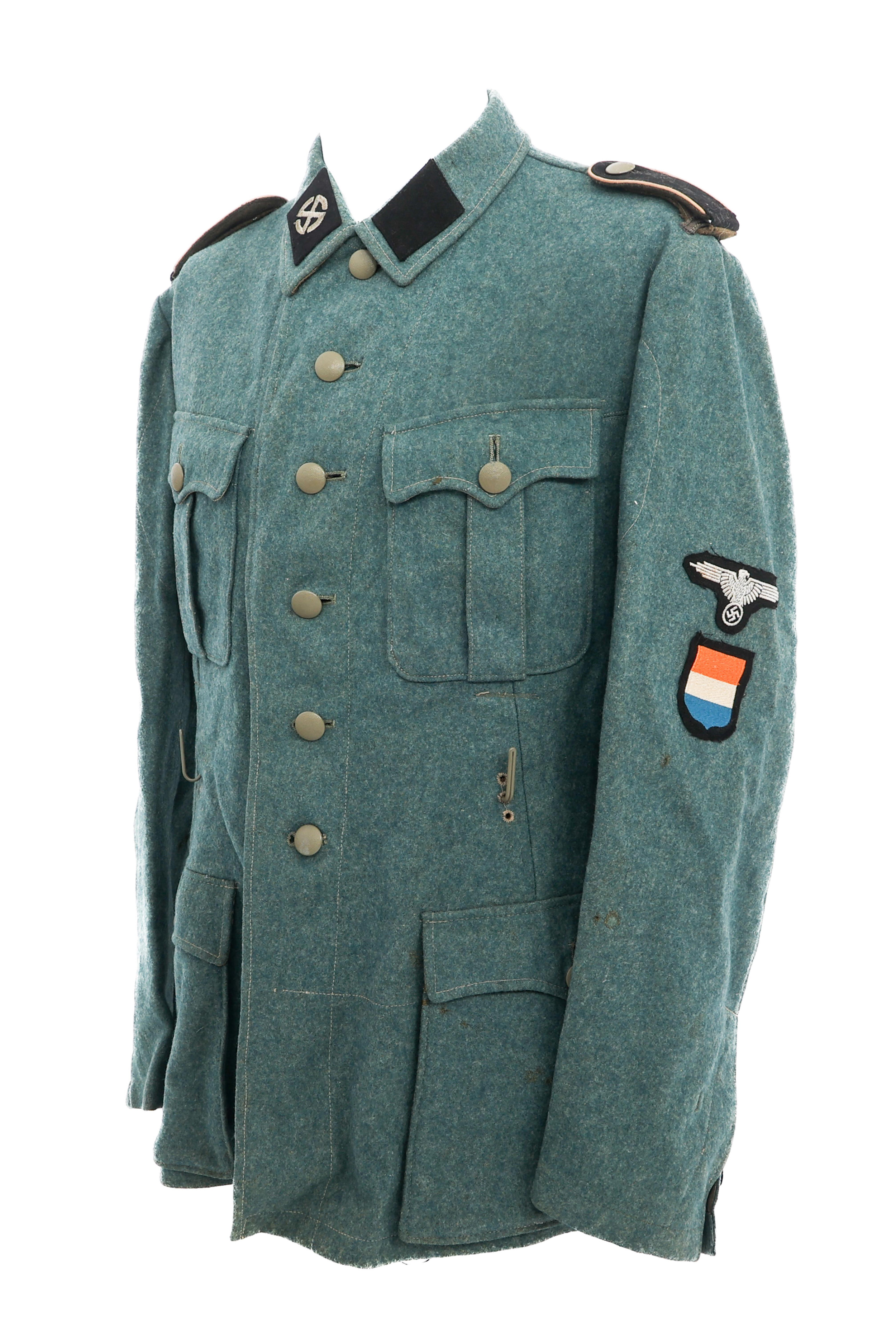 WWII GERMAN SS 11th PANZER GRENADIER DIVISION ENLISTED TUNIC - 123551