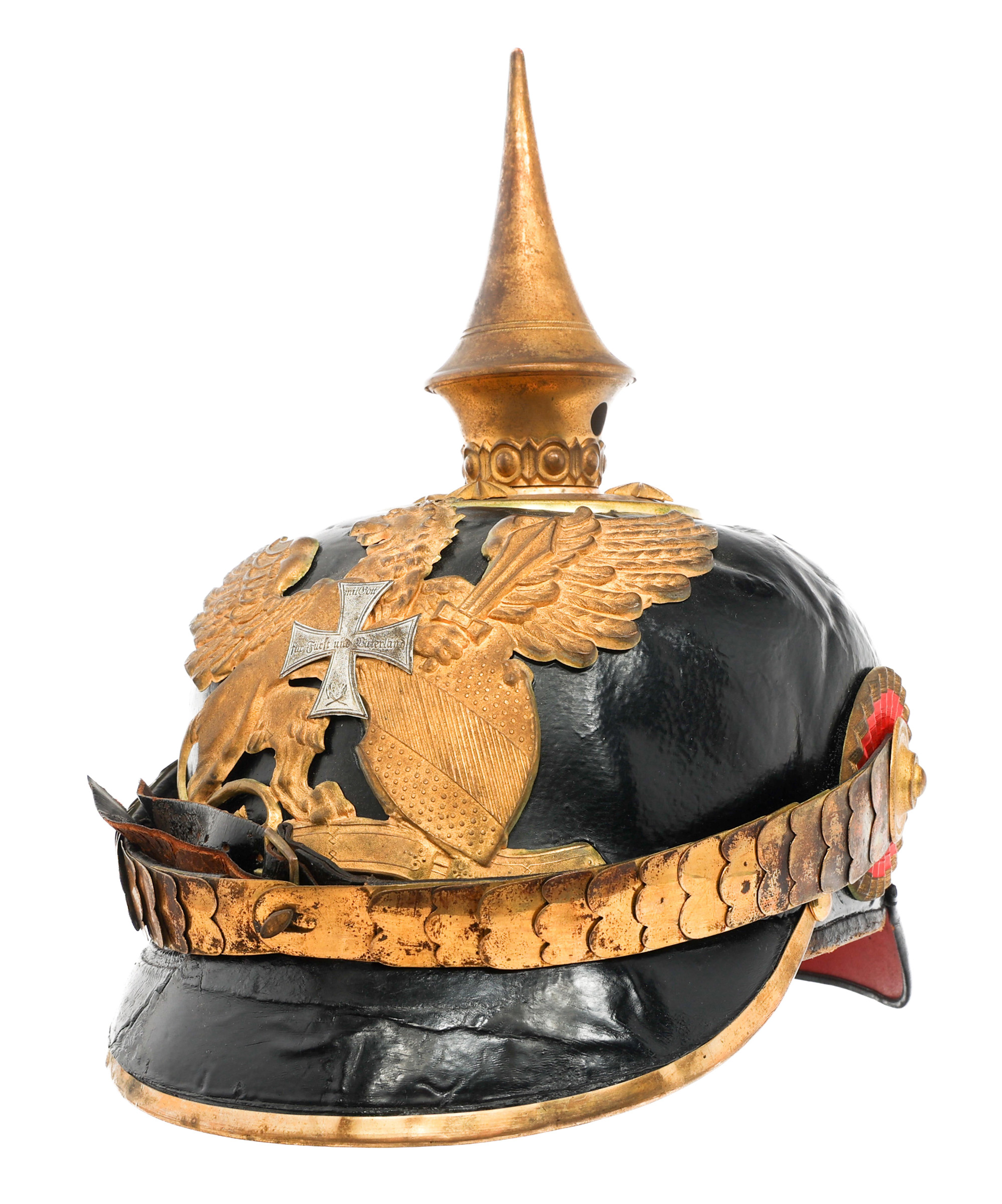 IMPERIAL GERMAN BADEN RESERVE OFFICER PICKELHAUBE 124056