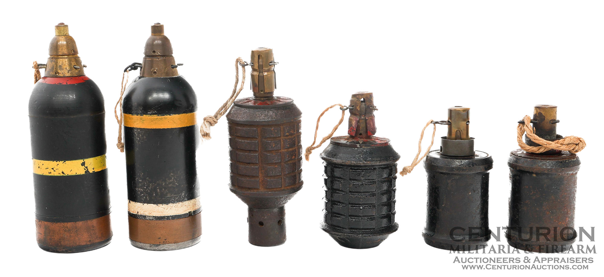 Imperial Japanese Hand Grenades and Mortars. Inert.