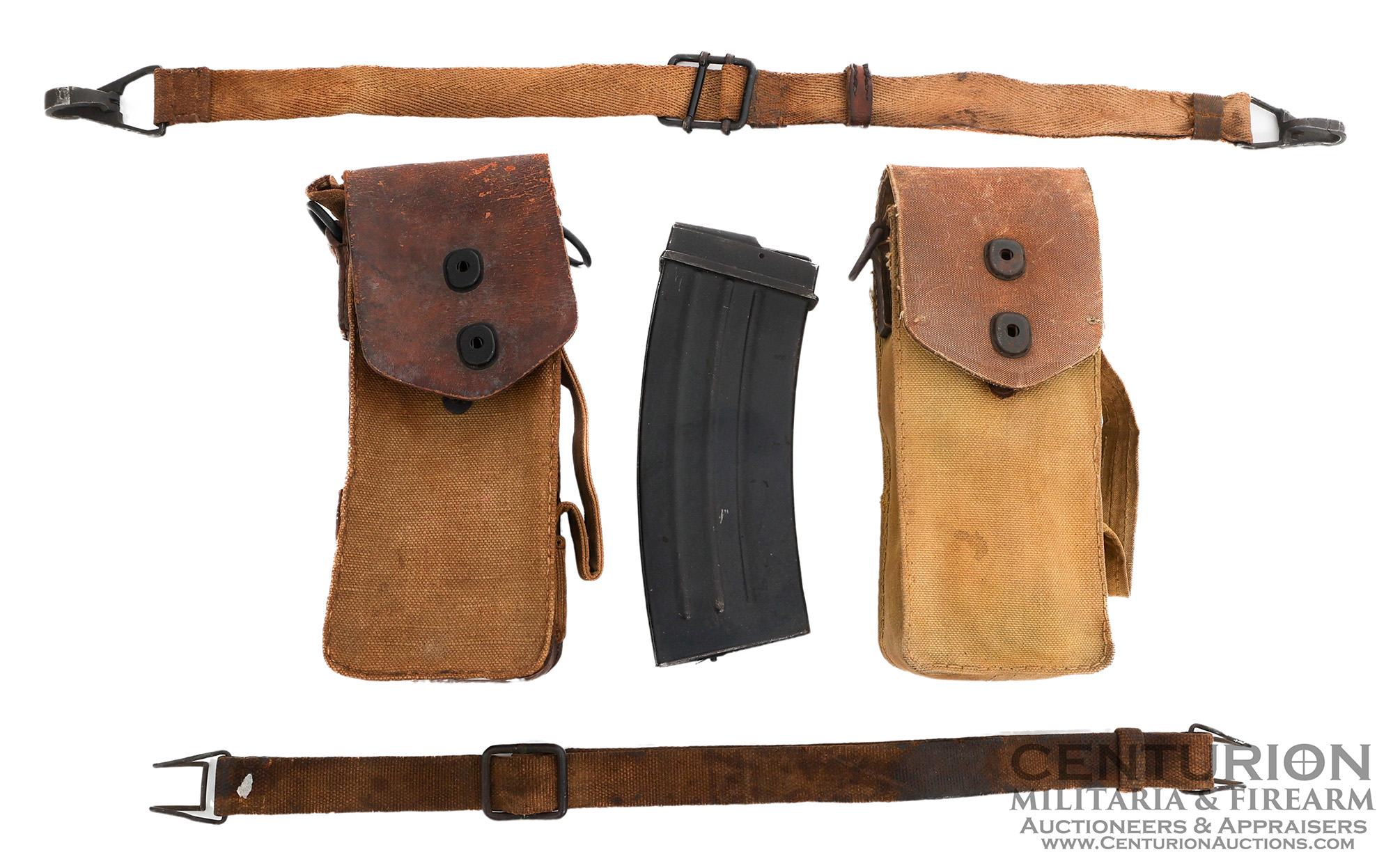 WWII Imperial Japanese Type 99 Light Machine Gun Pouches Type 100 Submachine Gun Sling Canvas Rifle Sling 128646