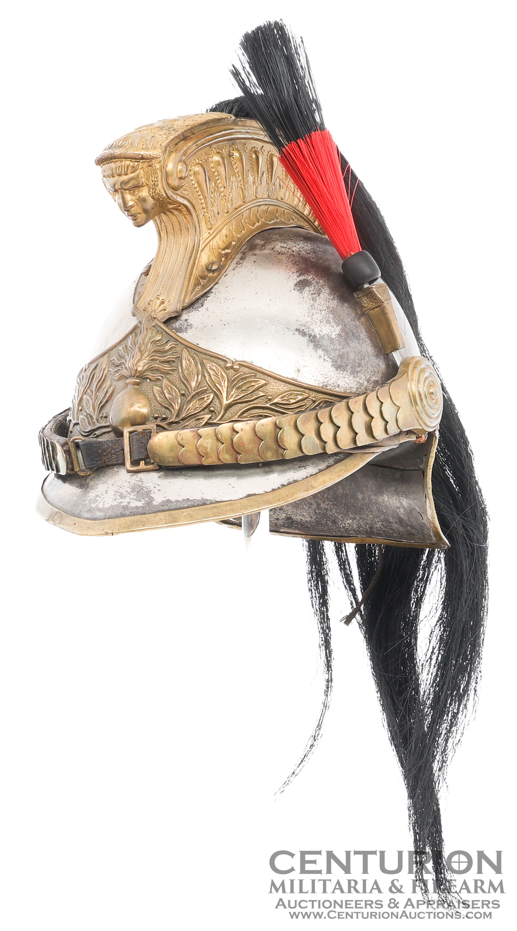 19th C. French Dragon Model 1874 Enlisted Man Helmet 140016