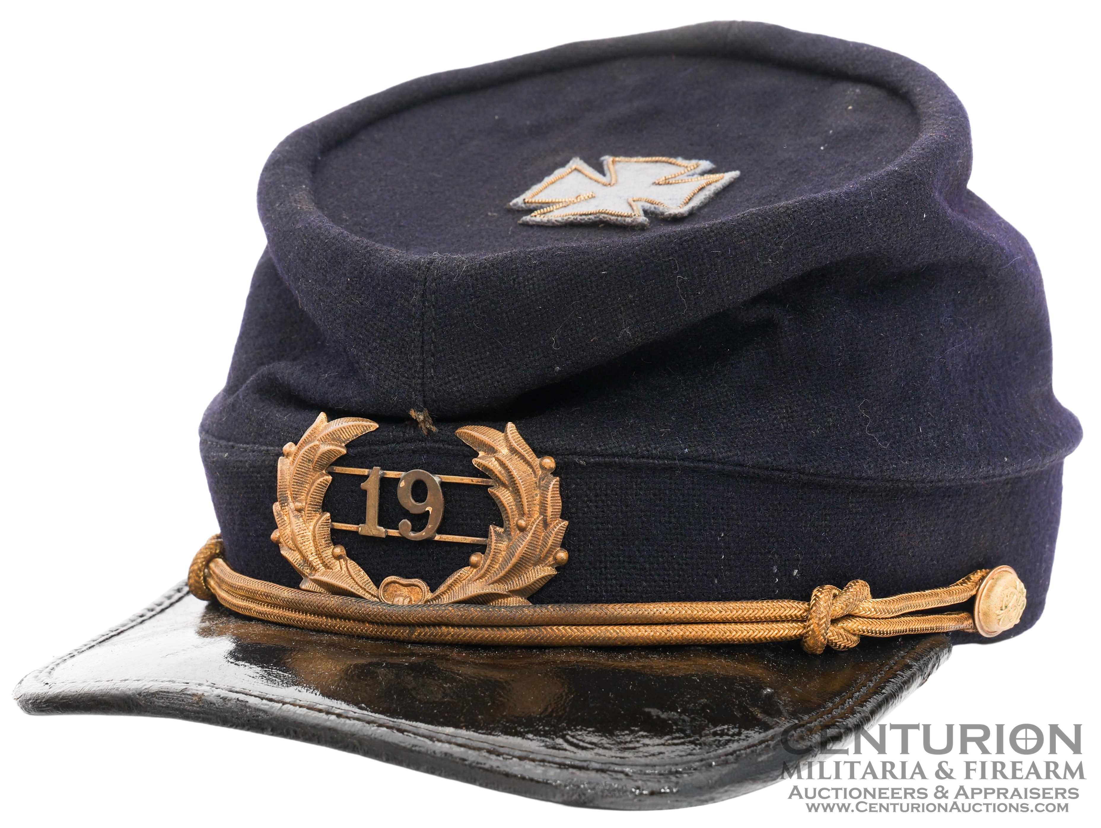 Civil War US Army 5th Corps Officer Forage Cap 140007