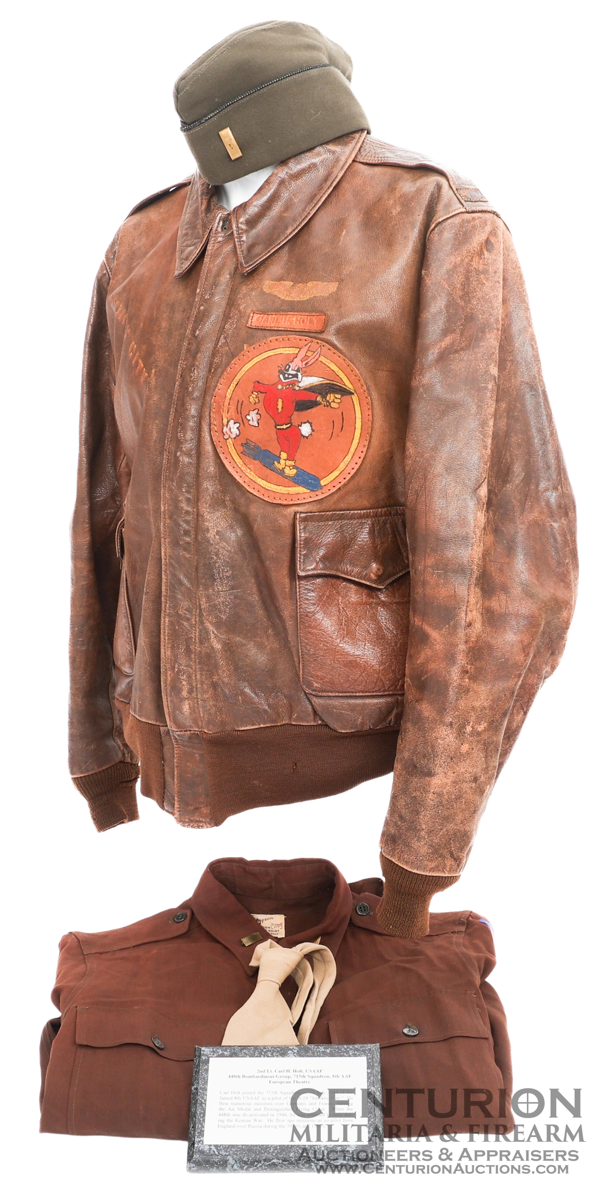 WWII USAAF 2nd Lieutenant Pilot Grouping - Named to 2nd Lieutenant Carl H. Holt 140358
