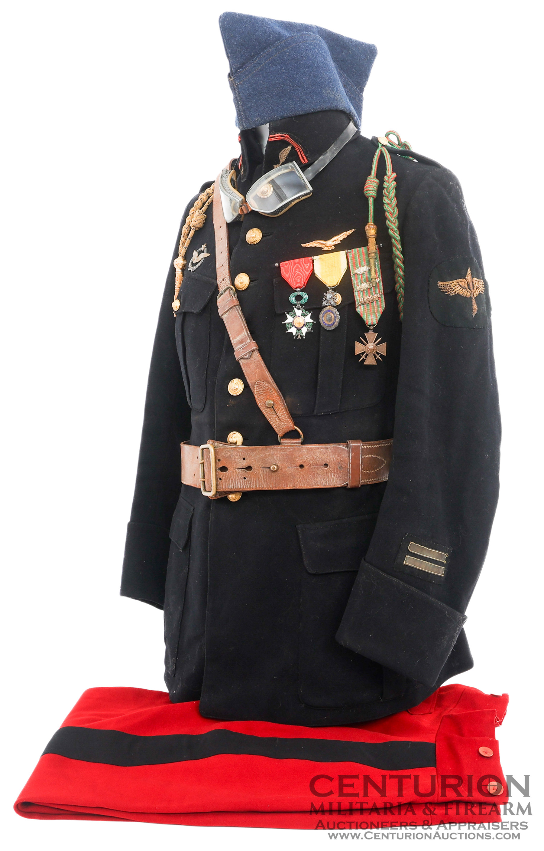 WWI FRENCH AIR SERVICE KIA PILOT UNIFORM 142006