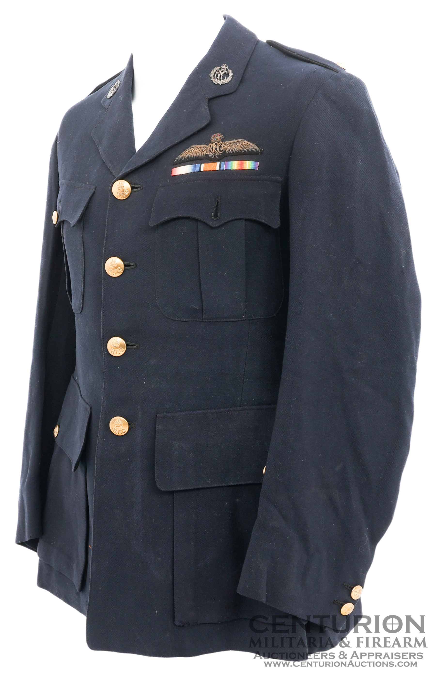 WWI UK FLYING CORPS LIEUTENANT MESS DRESS TUNIC 142014