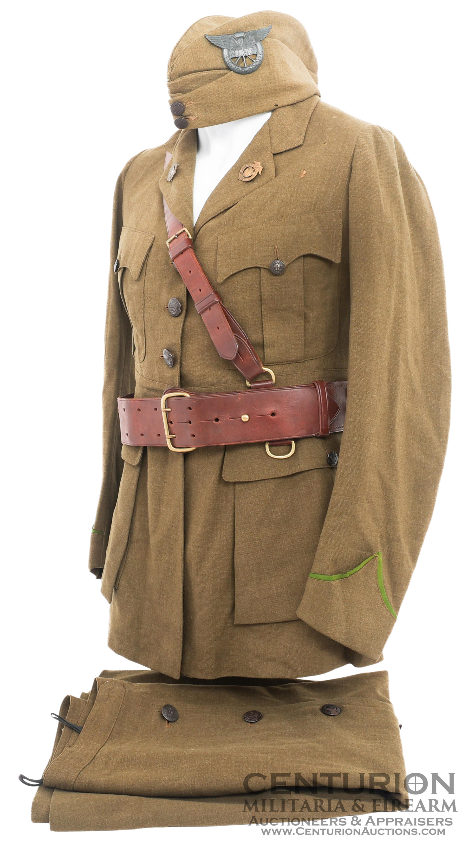 WWI National League for Women's Service Motor Corps Uniform.142041
