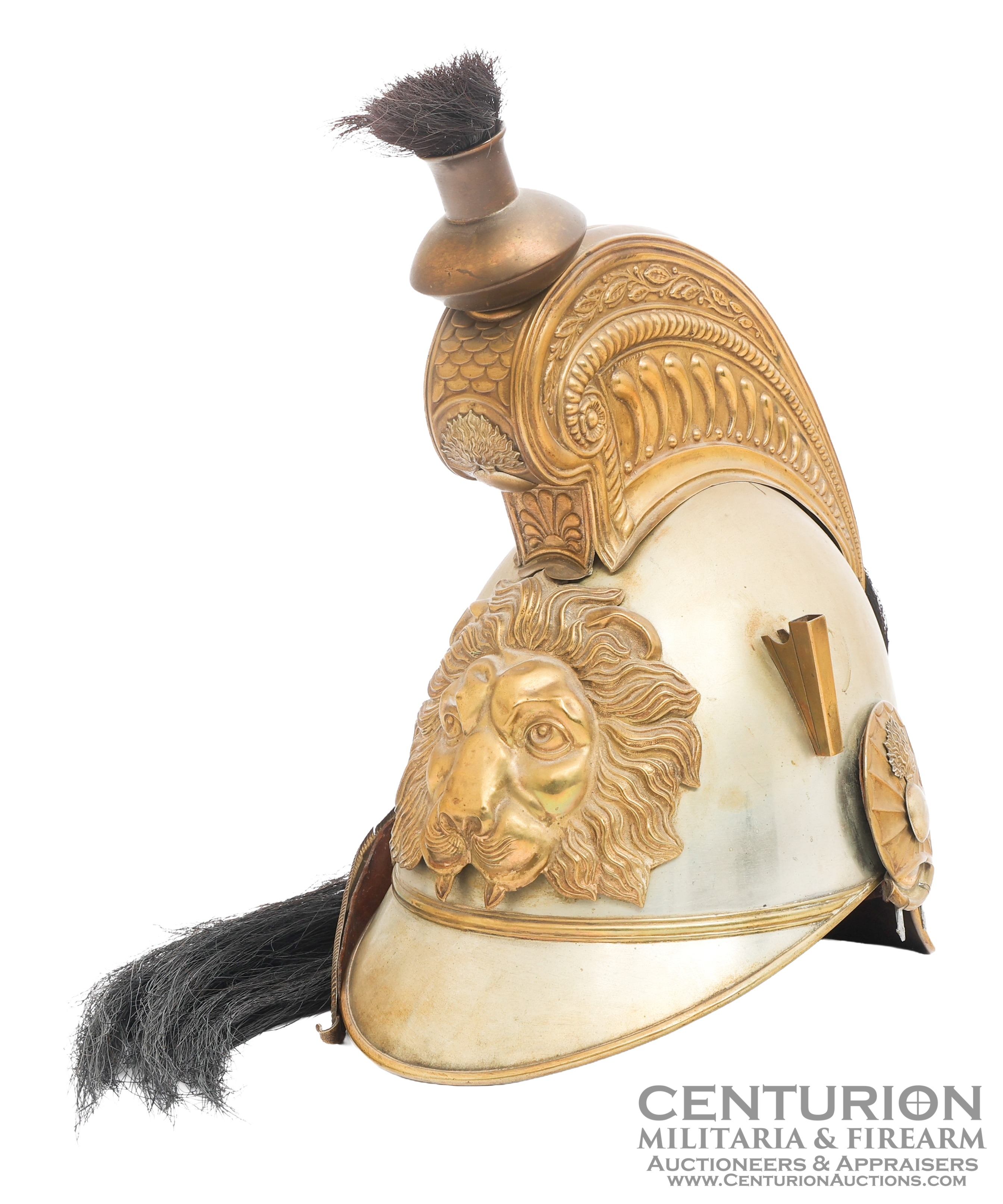 Mid 19th Century Belgian Enlisted Cavalry Cuirassiers M1845 Helmet -145004