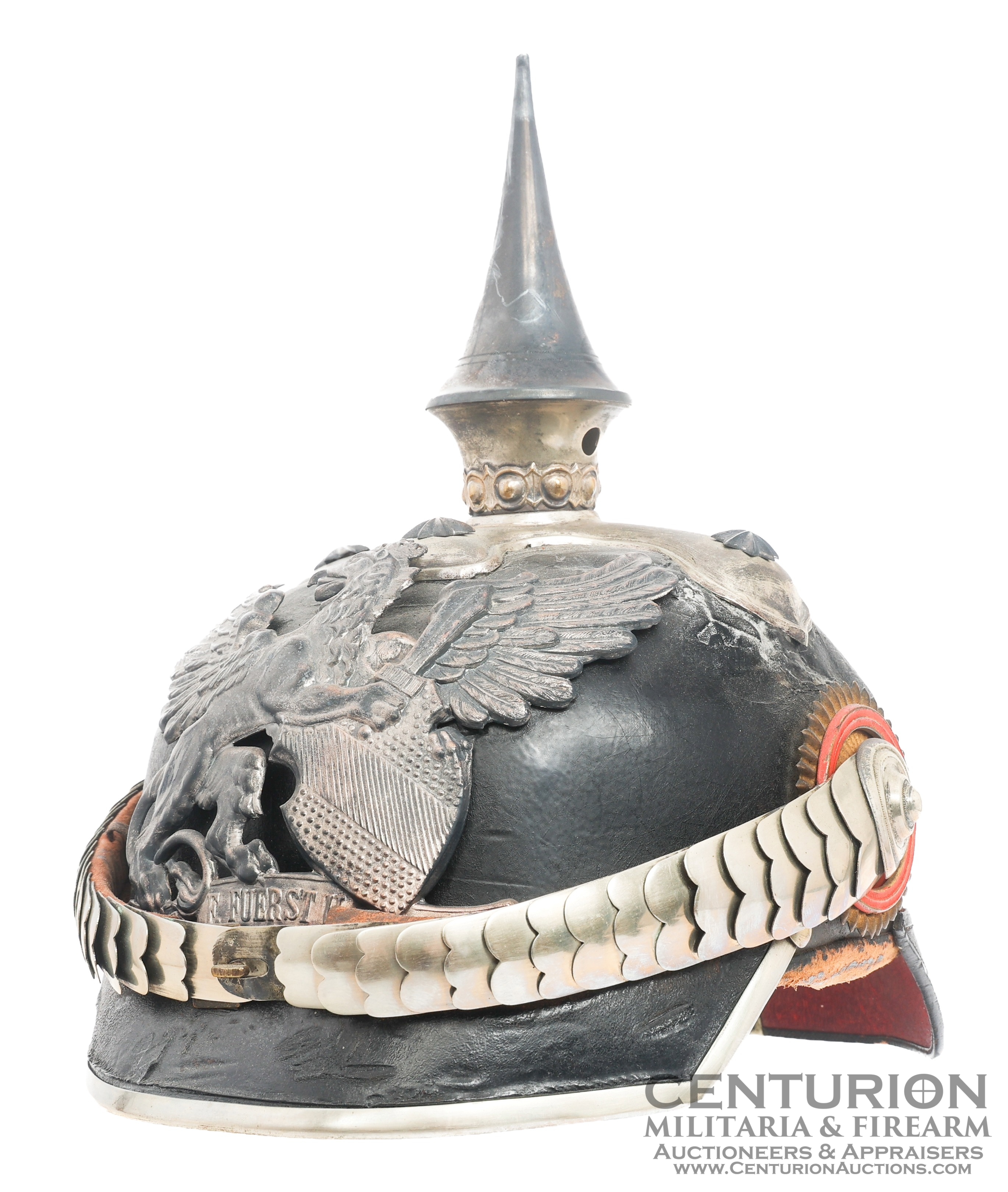 Imperial German Baden Dragoon Officer Pickelhaube - 145040
