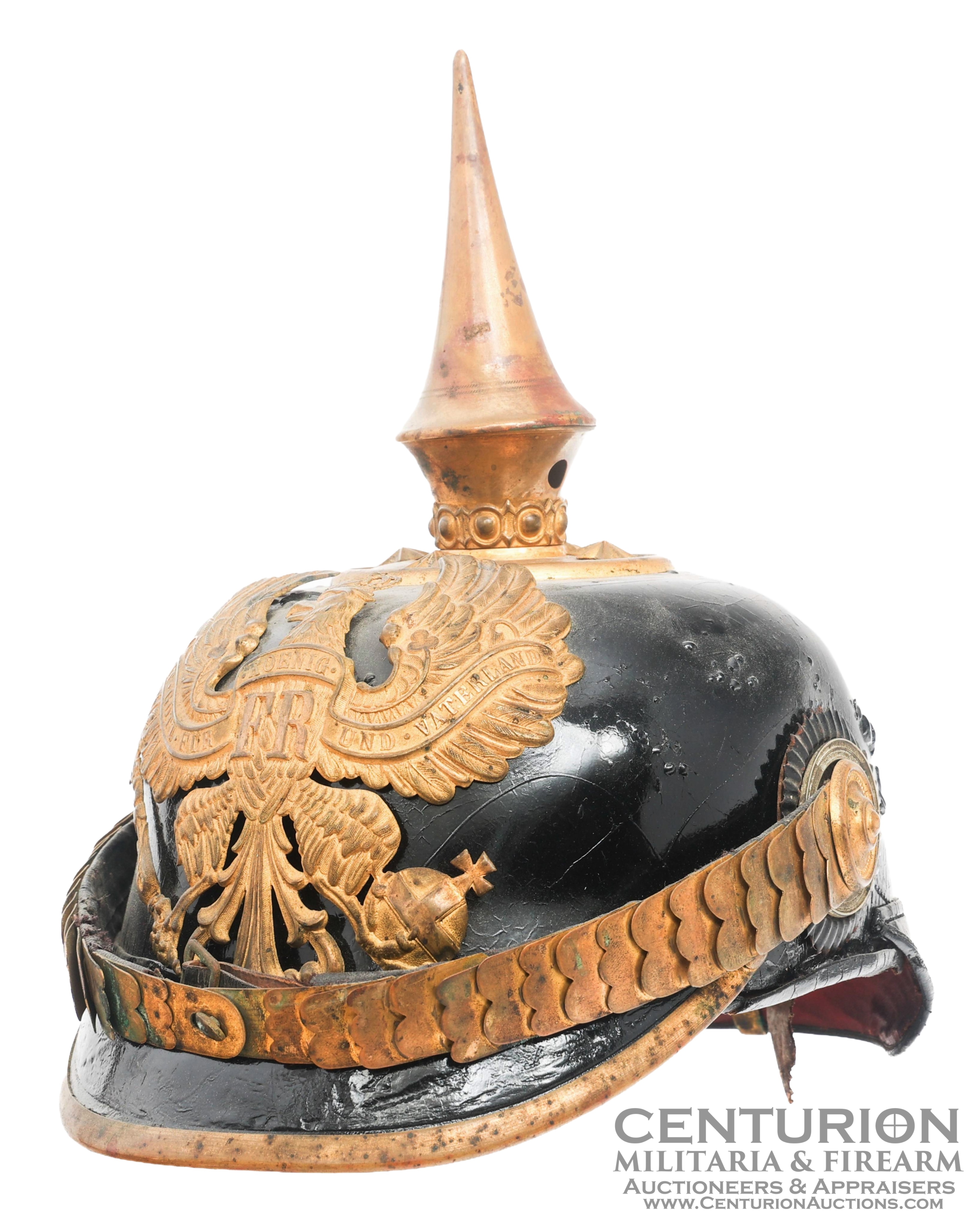 Imperial German Prussian Infantry Officer M1891 Pickelhaube - 145035
