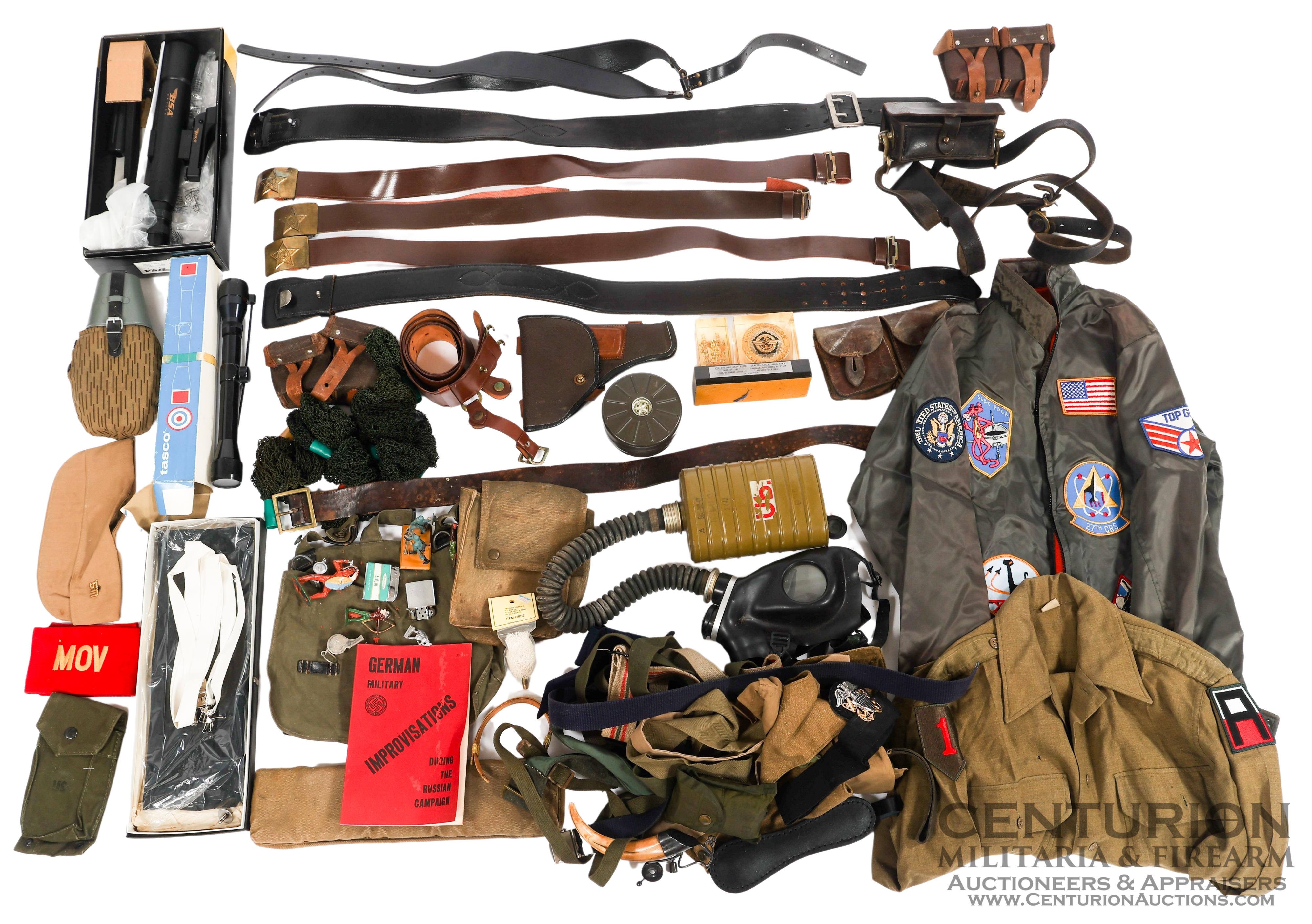 US & WORLD MILITARY FIELD GEAR AND JACKET - 152074 US & WORLD MILITARY FIELD GEAR AND JACKET - 152074