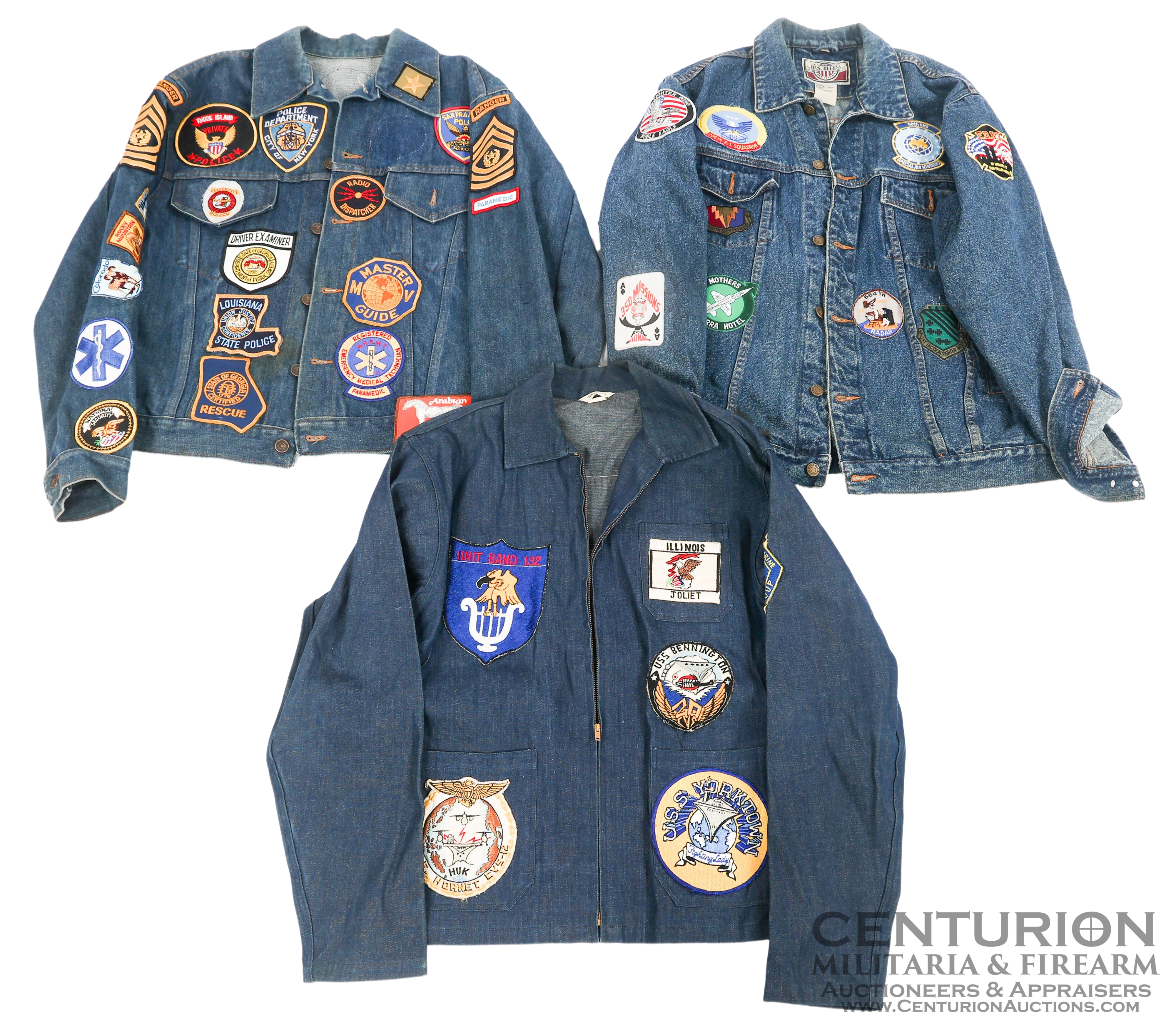 COLD WAR US ARMED FORCES DENIM TOUR JACKETS - 152160 COLD WAR US ARMED FORCES DENIM TOUR JACKETS - 152160