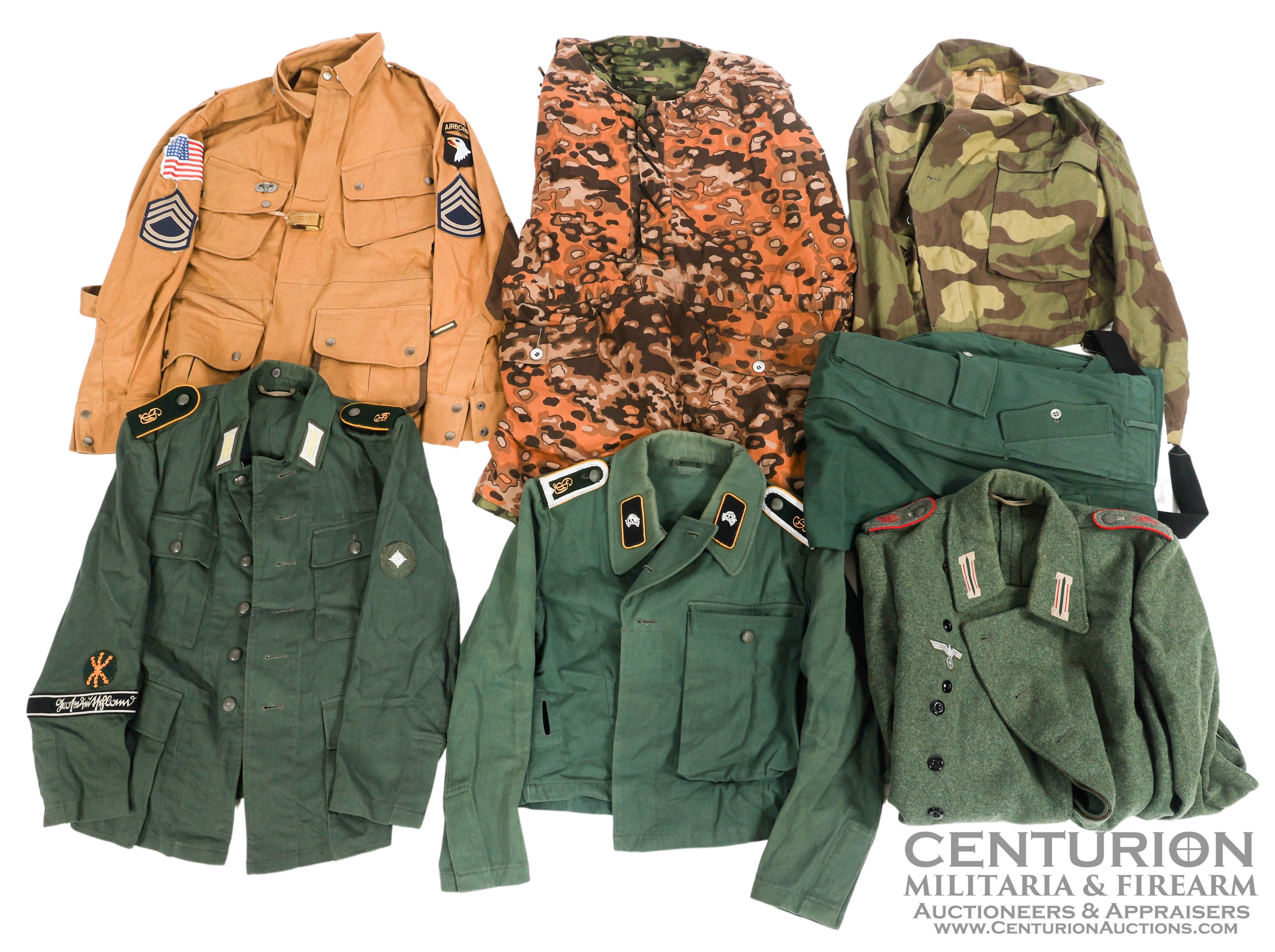 REENACTOR WWII US & GERMAN JUMP JACKETS & TUNICS - 152231 REENACTOR WWII US & GERMAN JUMP JACKETS & TUNICS - 152231
