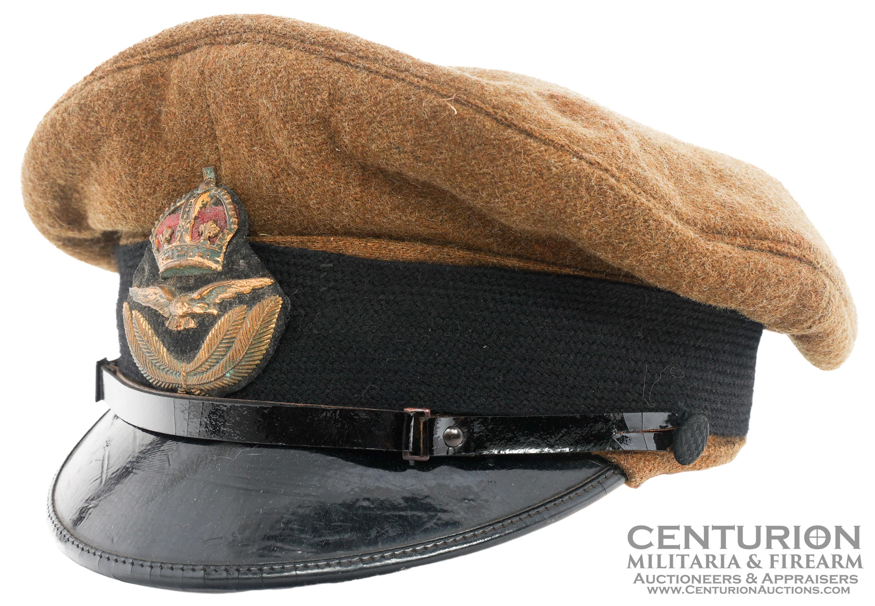 WWI BRITISH ROYAL FLYING CORPS VISOR CAP 153012