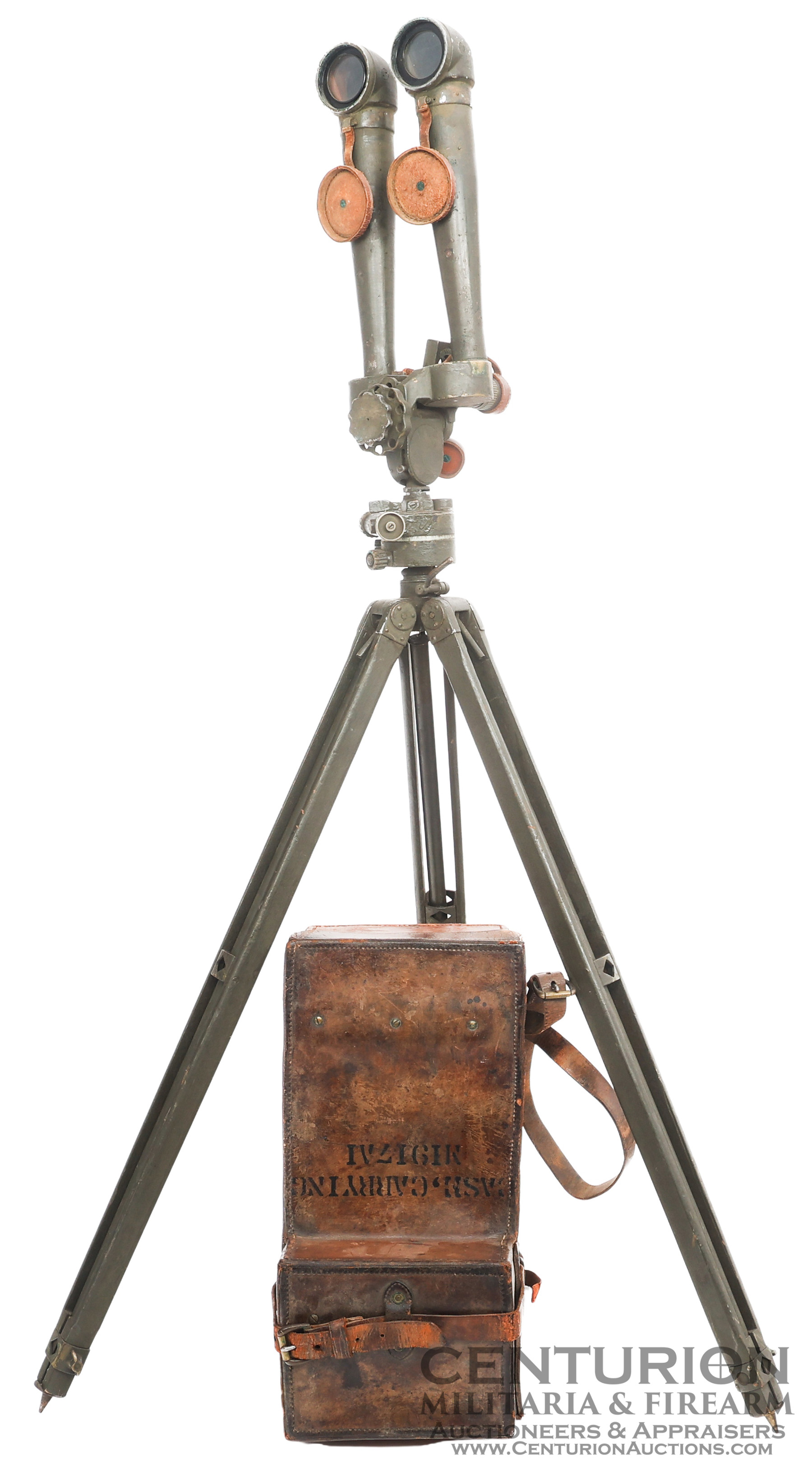 WWI US M19171A1 RABBIT EAR TRENCH BINOCULARS 153140