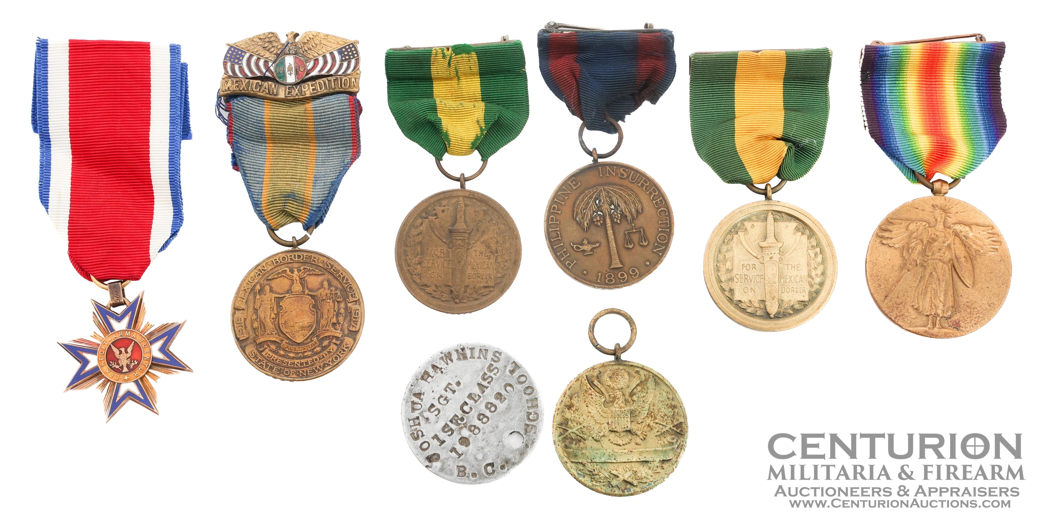 Spanish-American War - WWI US Armed Forces Medals - 156163