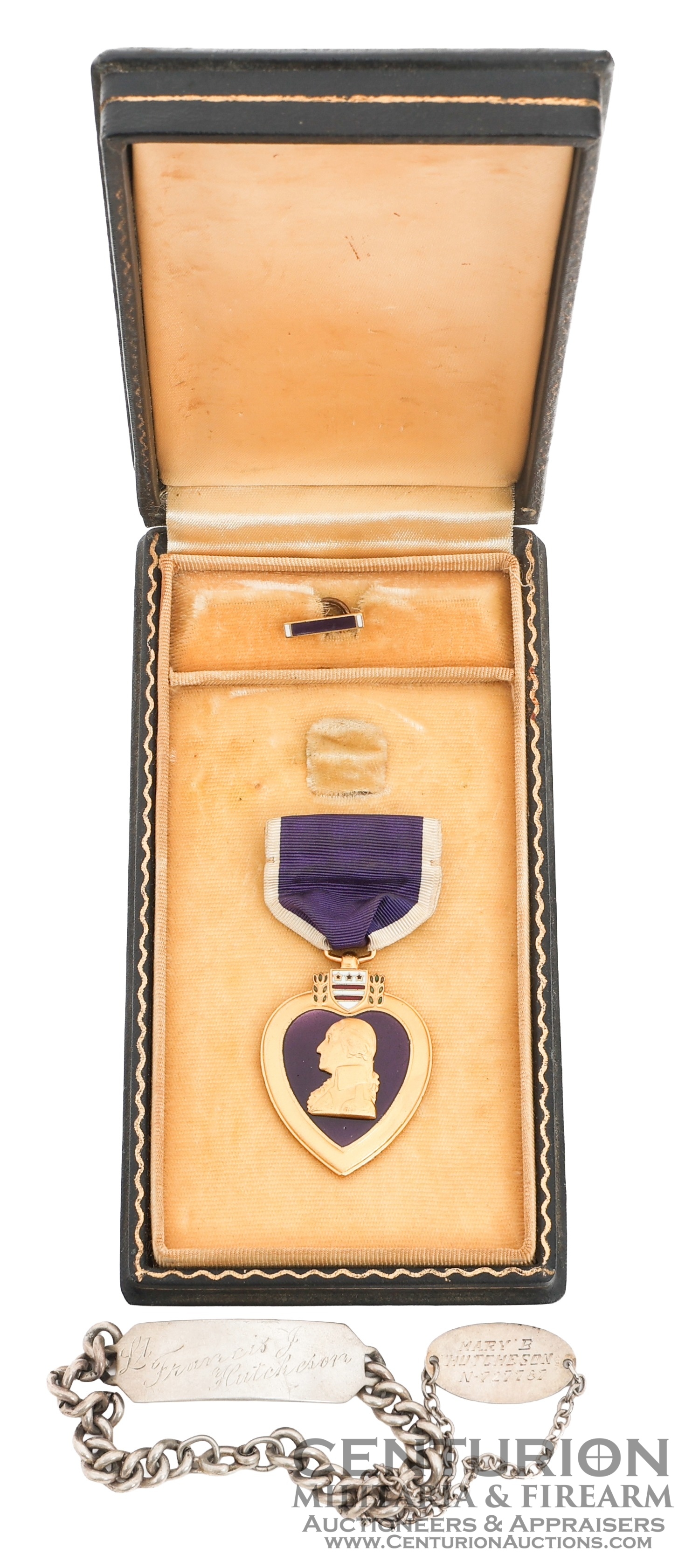 WWII US Army Purple Heart Grouping | Named to Francis J Hutcheson - 156186
