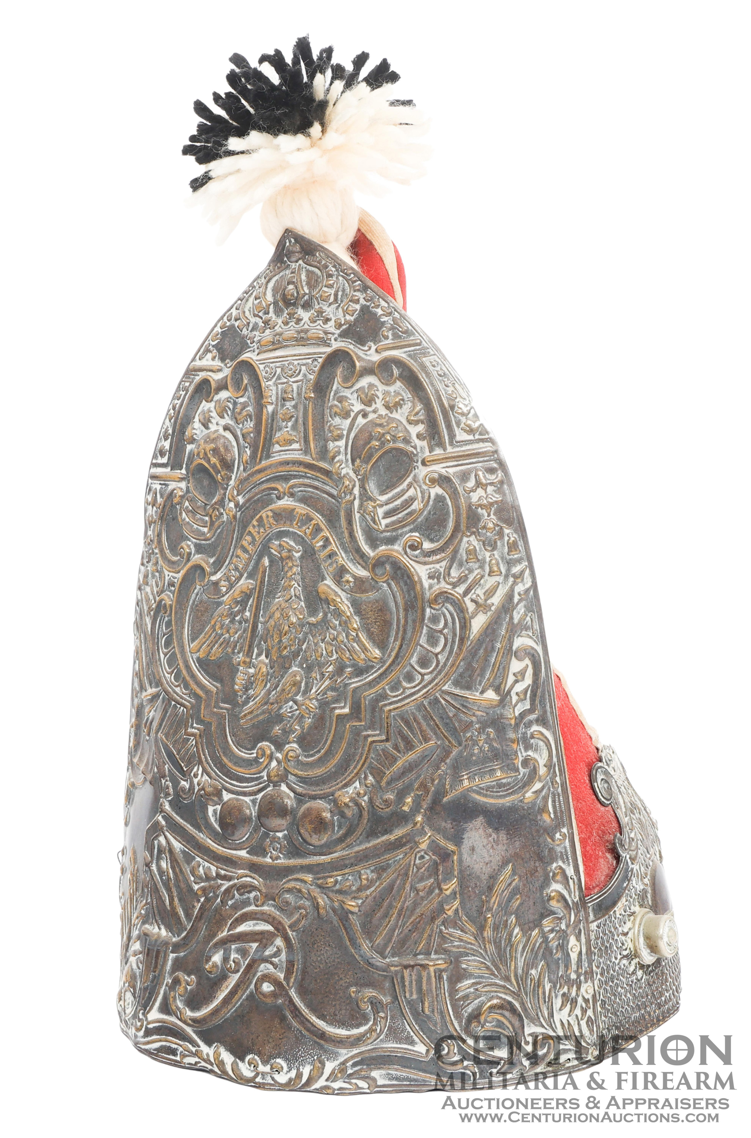 Imperial German Prussian 1st Battalion Grenadier Foot Guard Mitre Hat 164015