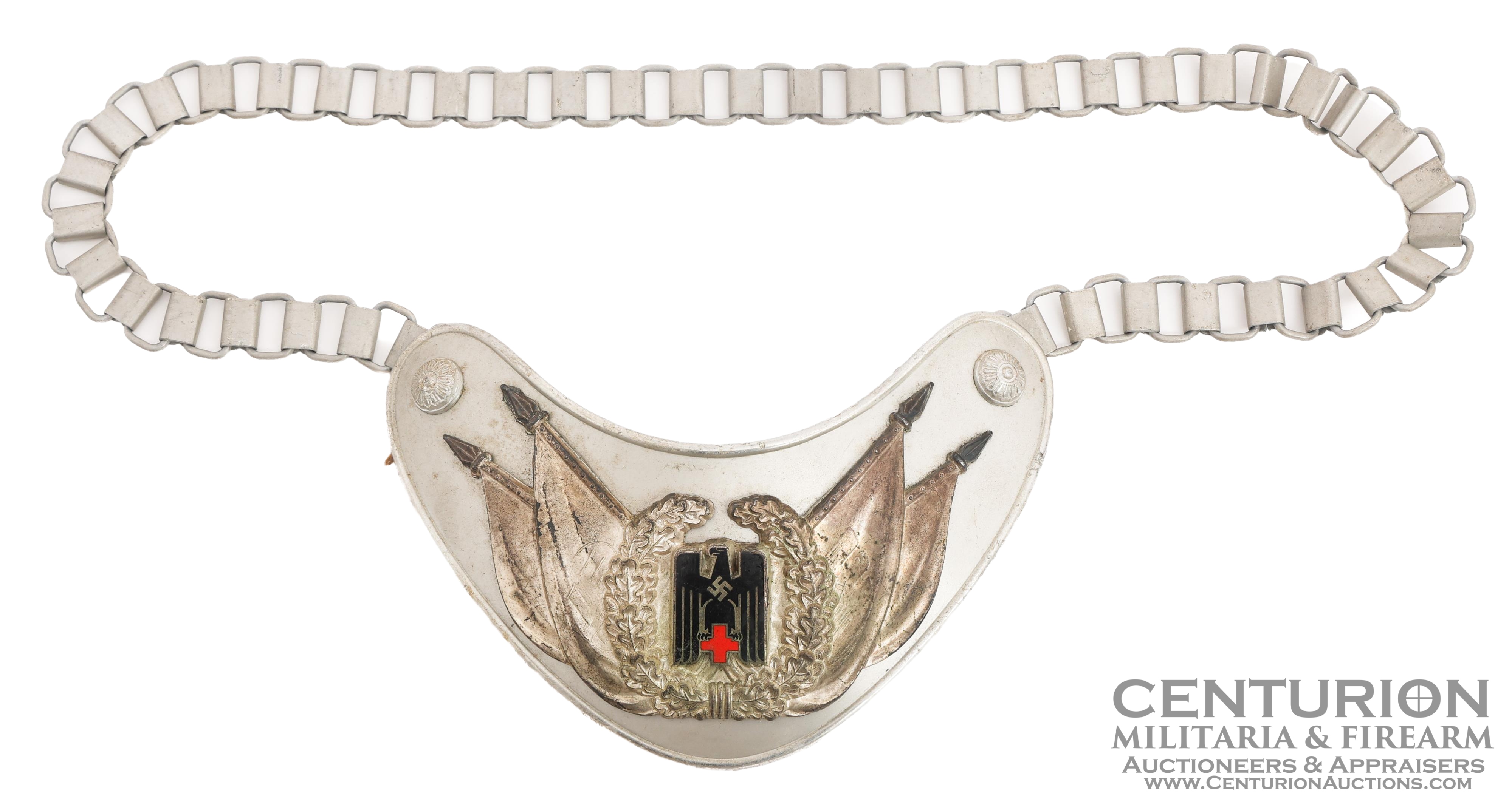 WWII German Red Cross Standard Bearers Gorget 164171